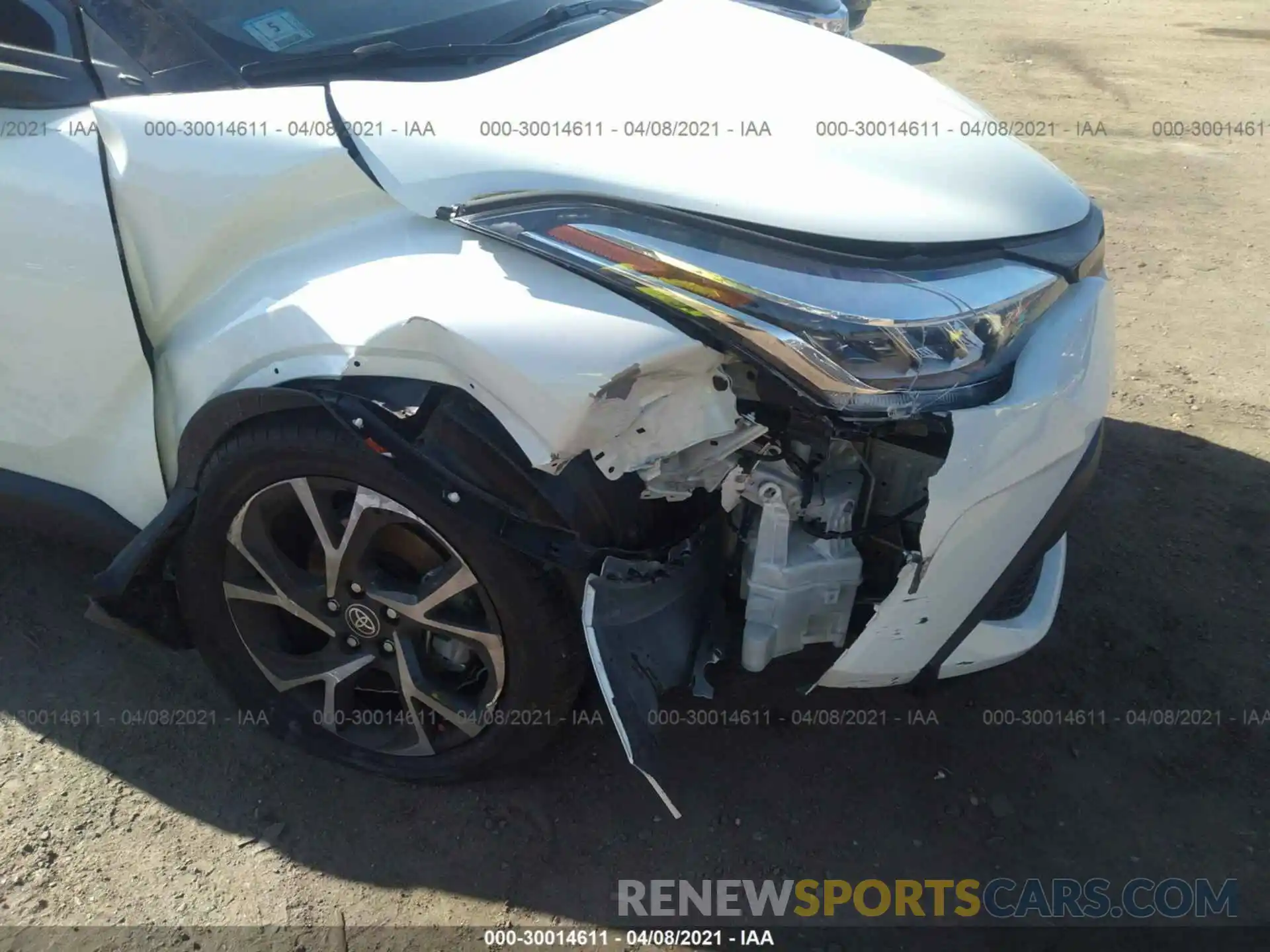 6 Photograph of a damaged car NMTKHMBX2LR107313 TOYOTA C-HR 2020