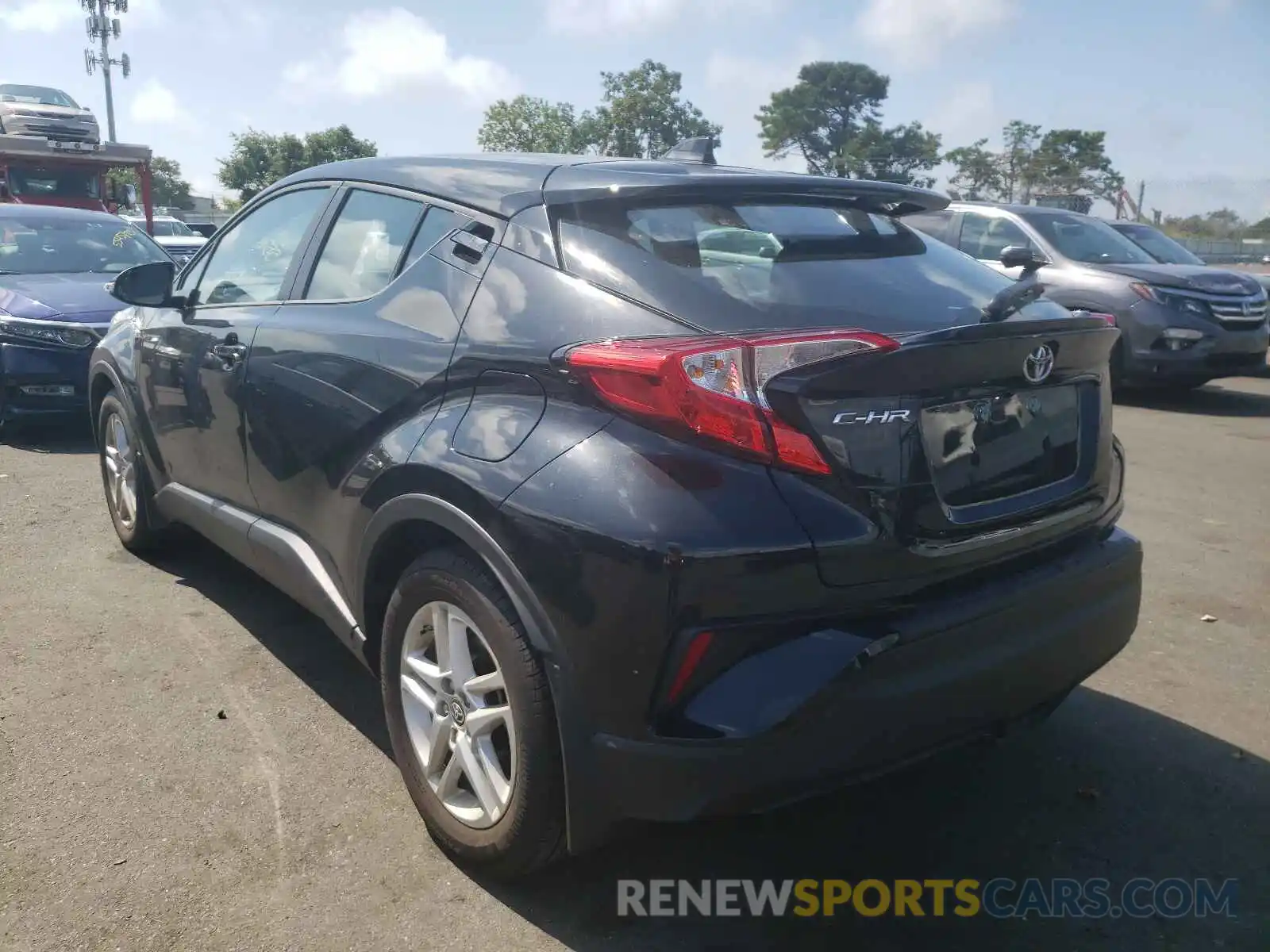 3 Photograph of a damaged car NMTKHMBX2LR107361 TOYOTA C-HR 2020