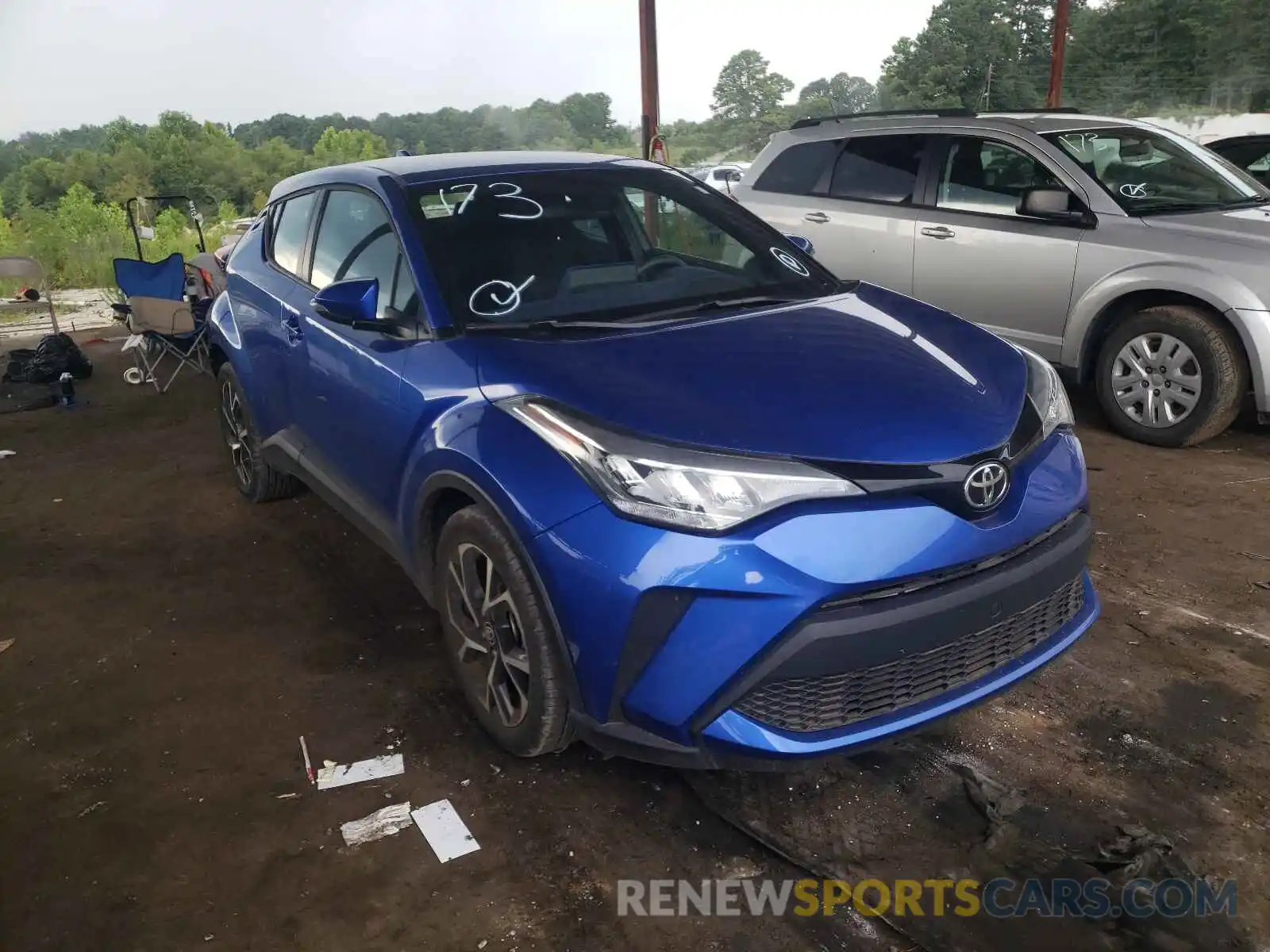 1 Photograph of a damaged car NMTKHMBX2LR108154 TOYOTA C-HR 2020