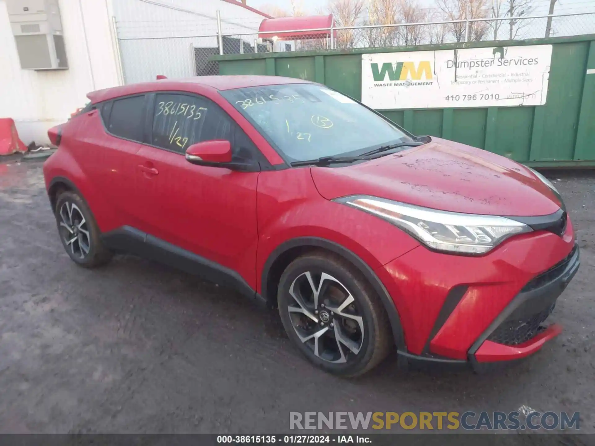 1 Photograph of a damaged car NMTKHMBX2LR109501 TOYOTA C-HR 2020