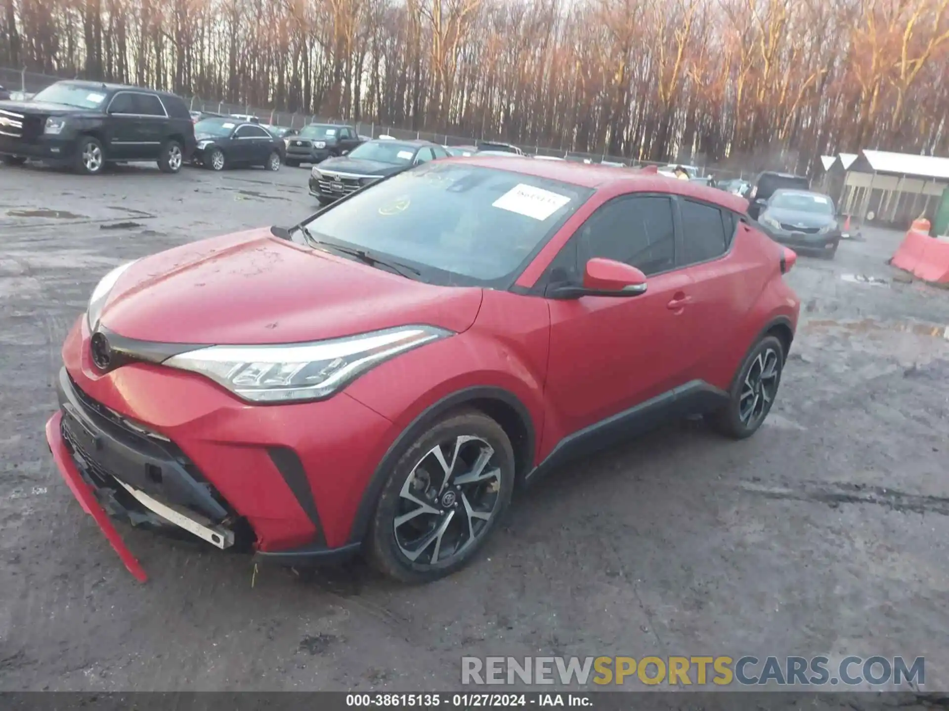 2 Фотография поврежденного автомобиля NMTKHMBX2LR109501 TOYOTA C-HR 2020