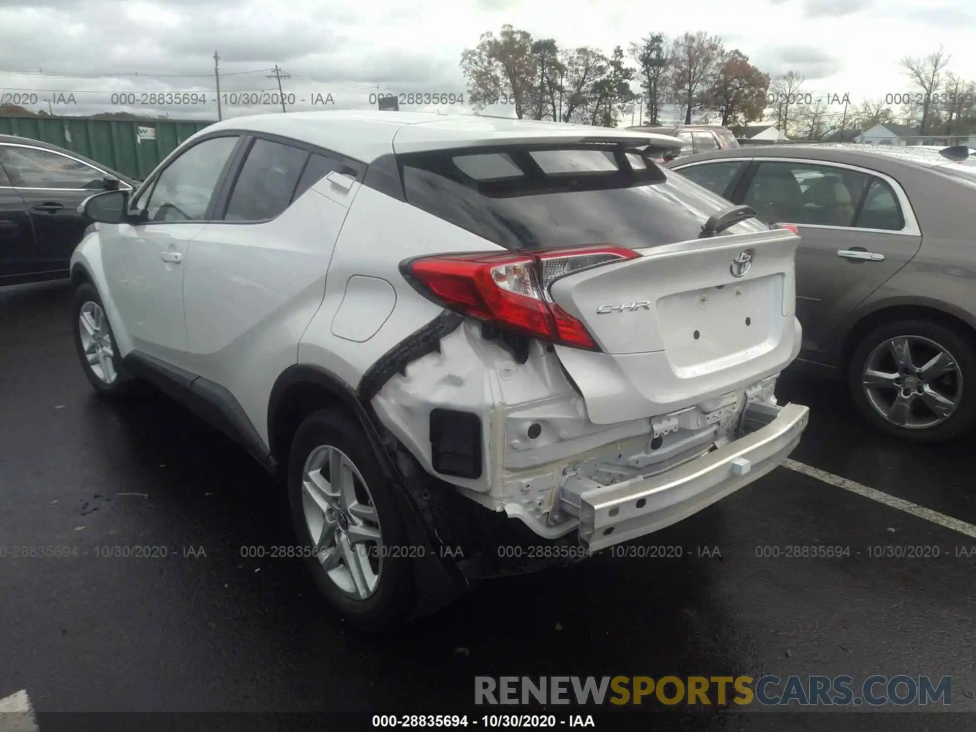 3 Photograph of a damaged car NMTKHMBX2LR109658 TOYOTA C-HR 2020