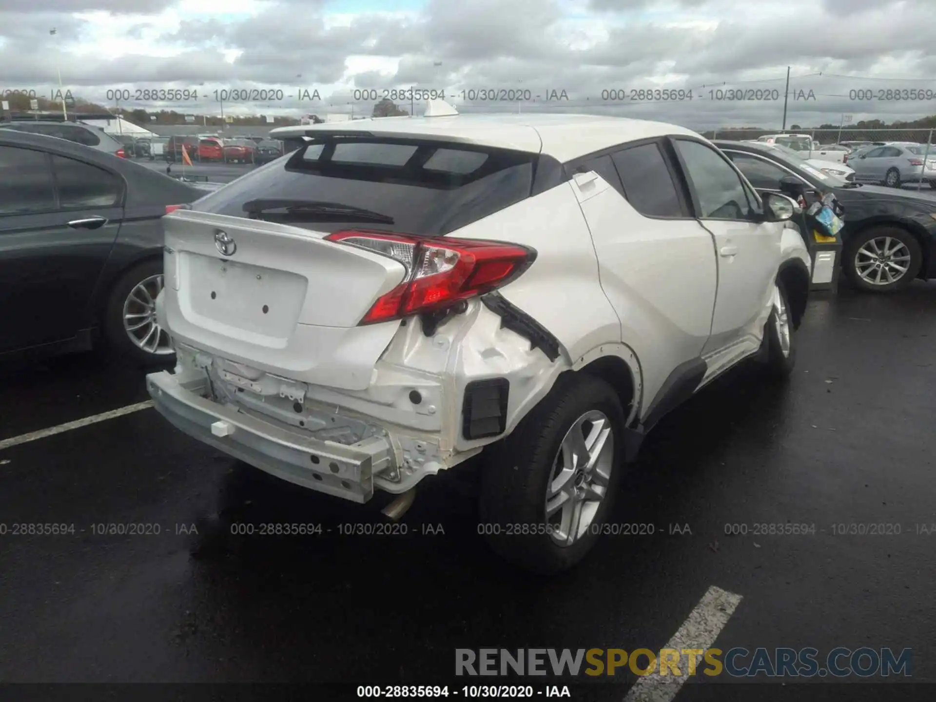 4 Photograph of a damaged car NMTKHMBX2LR109658 TOYOTA C-HR 2020