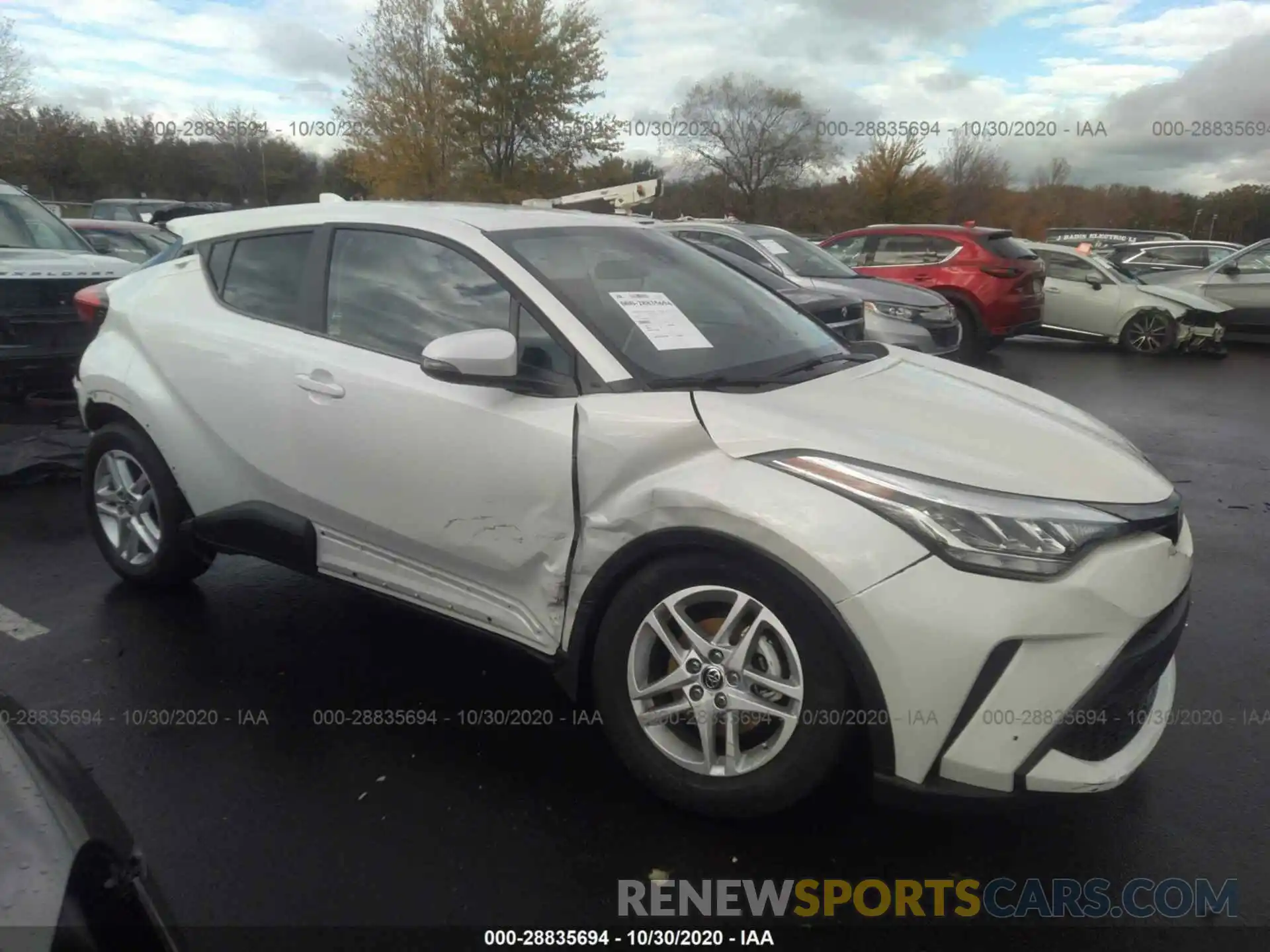 6 Photograph of a damaged car NMTKHMBX2LR109658 TOYOTA C-HR 2020