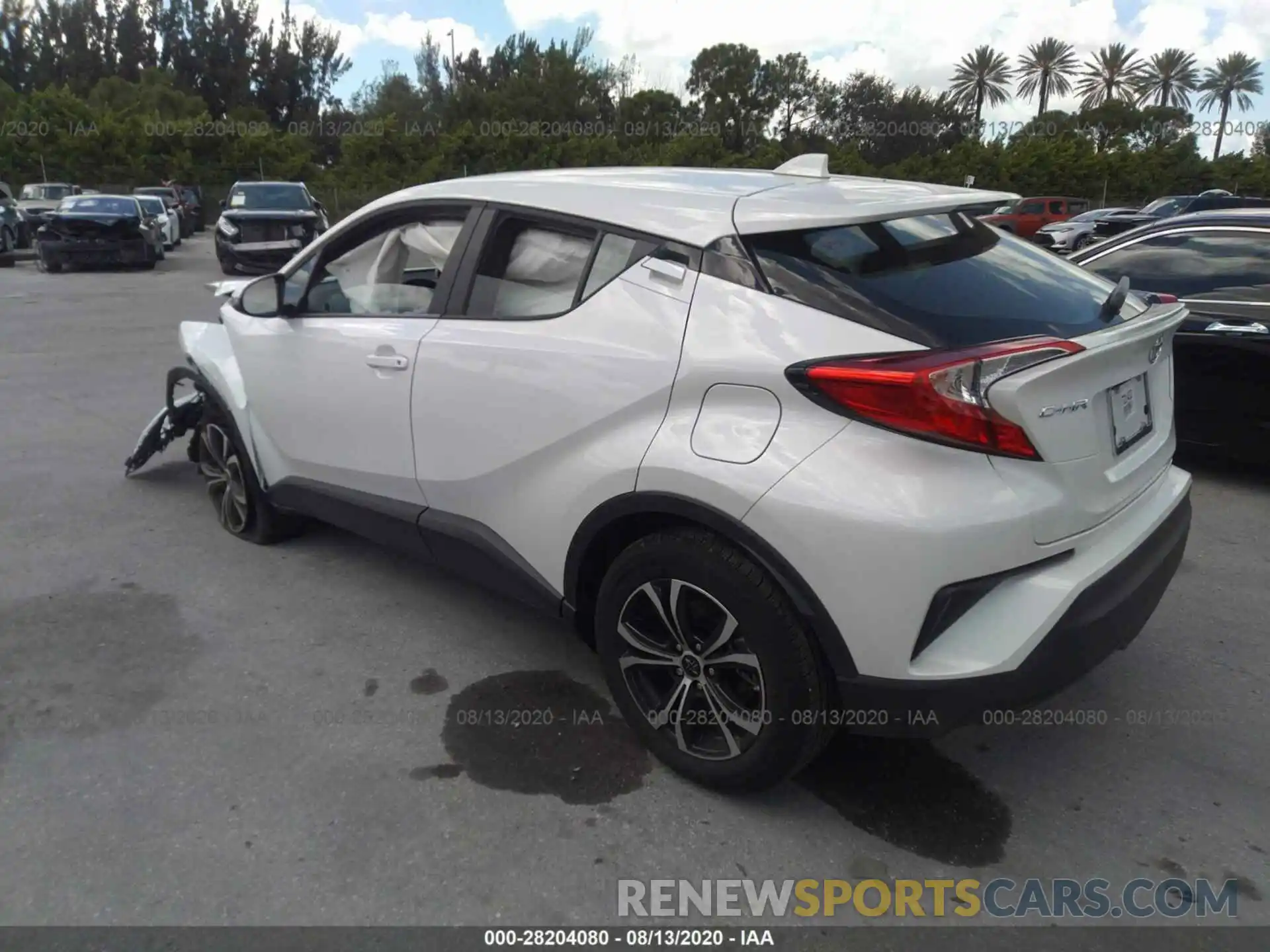 3 Photograph of a damaged car NMTKHMBX2LR111572 TOYOTA C-HR 2020