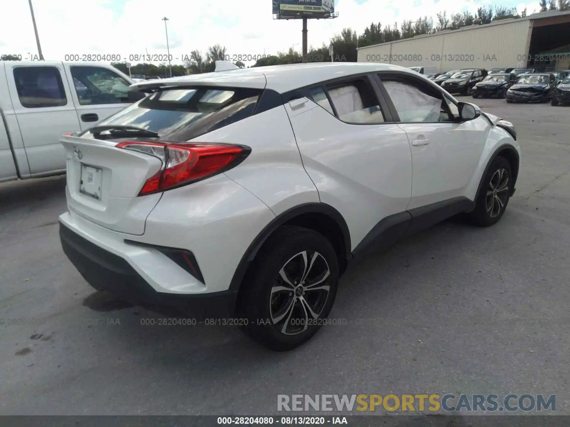 4 Photograph of a damaged car NMTKHMBX2LR111572 TOYOTA C-HR 2020