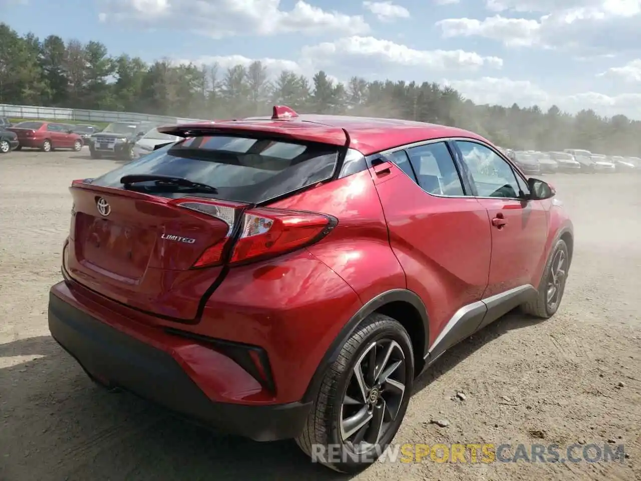 4 Photograph of a damaged car NMTKHMBX2LR111748 TOYOTA C-HR 2020