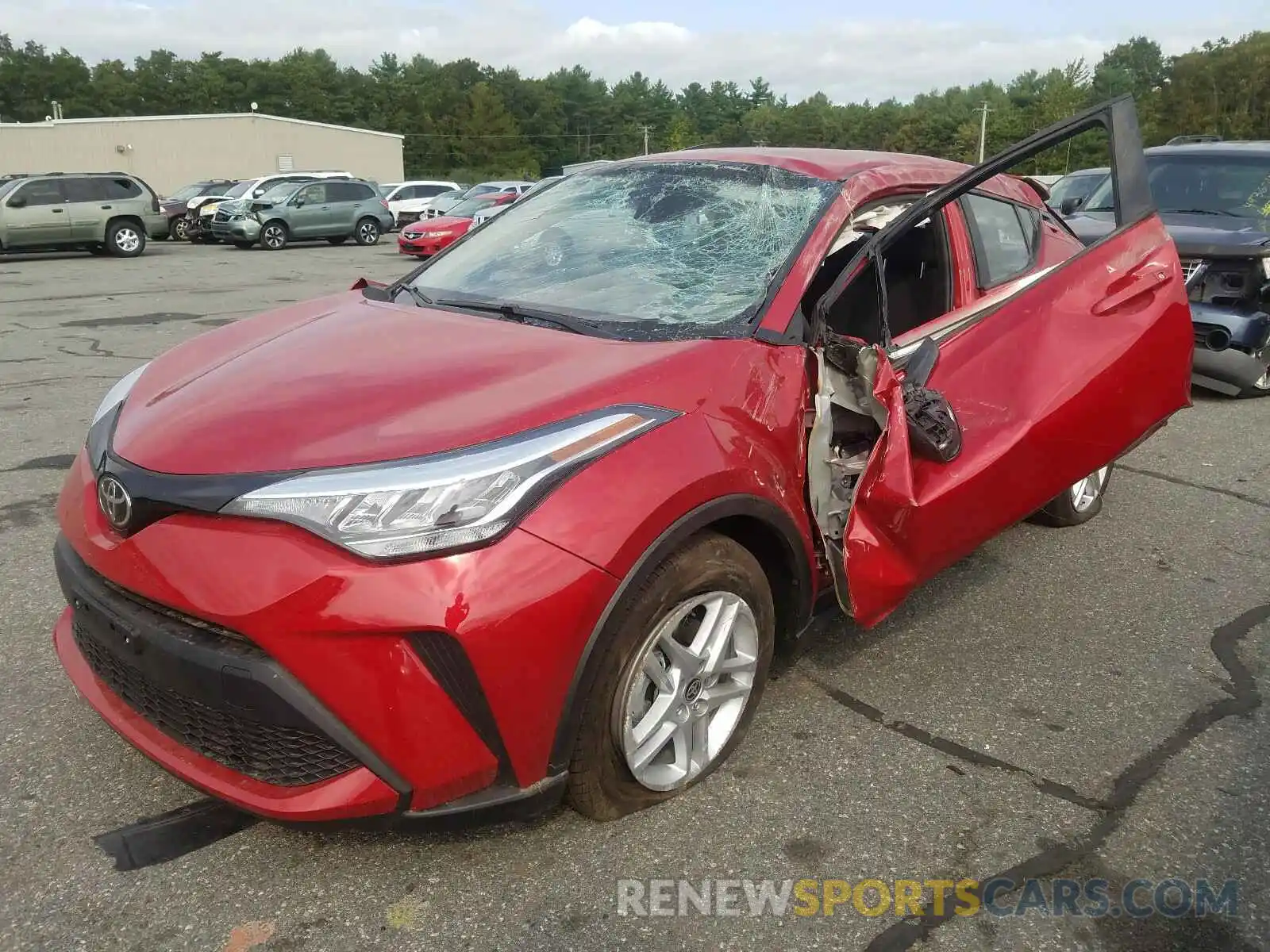 2 Photograph of a damaged car NMTKHMBX2LR112754 TOYOTA C-HR 2020