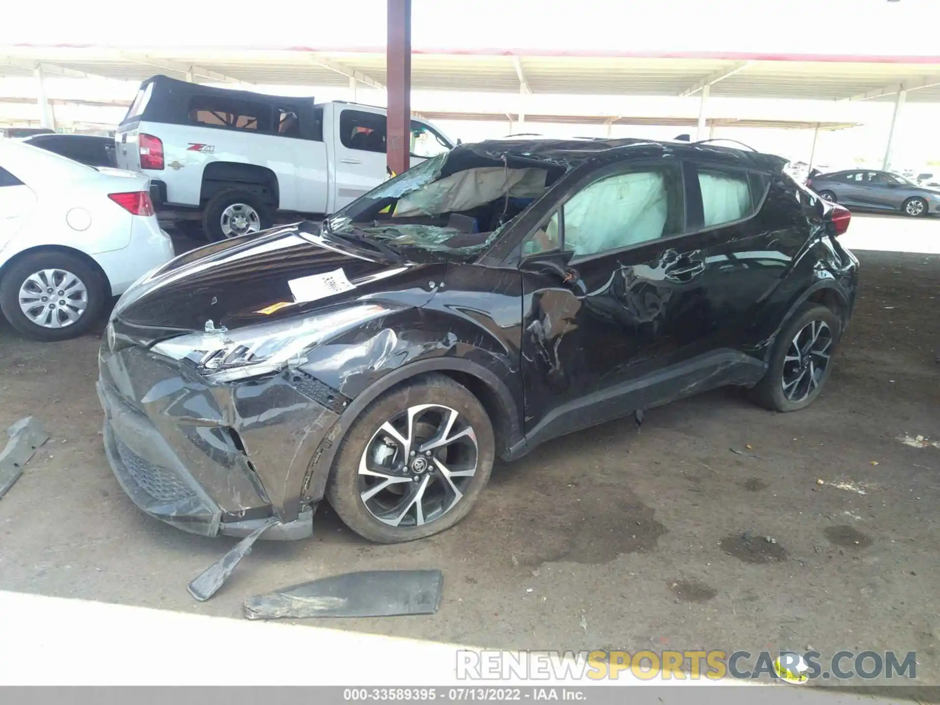 2 Photograph of a damaged car NMTKHMBX2LR115086 TOYOTA C-HR 2020