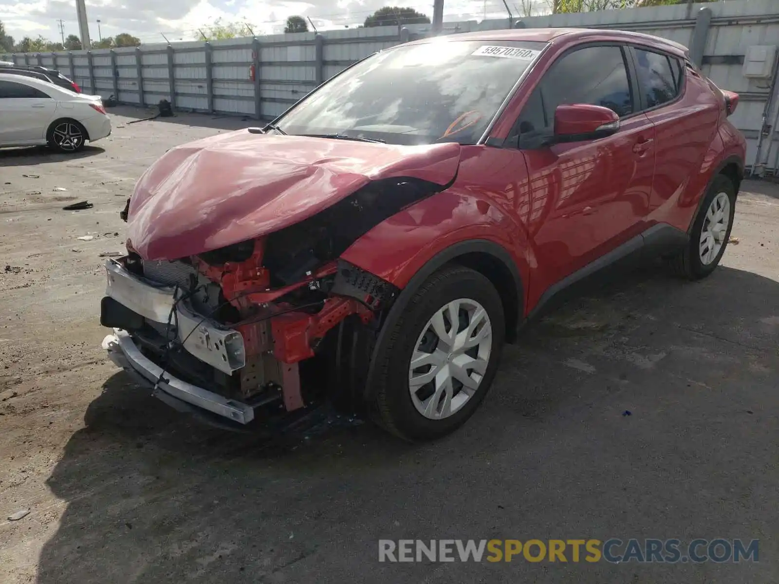 2 Photograph of a damaged car NMTKHMBX2LR115377 TOYOTA C-HR 2020