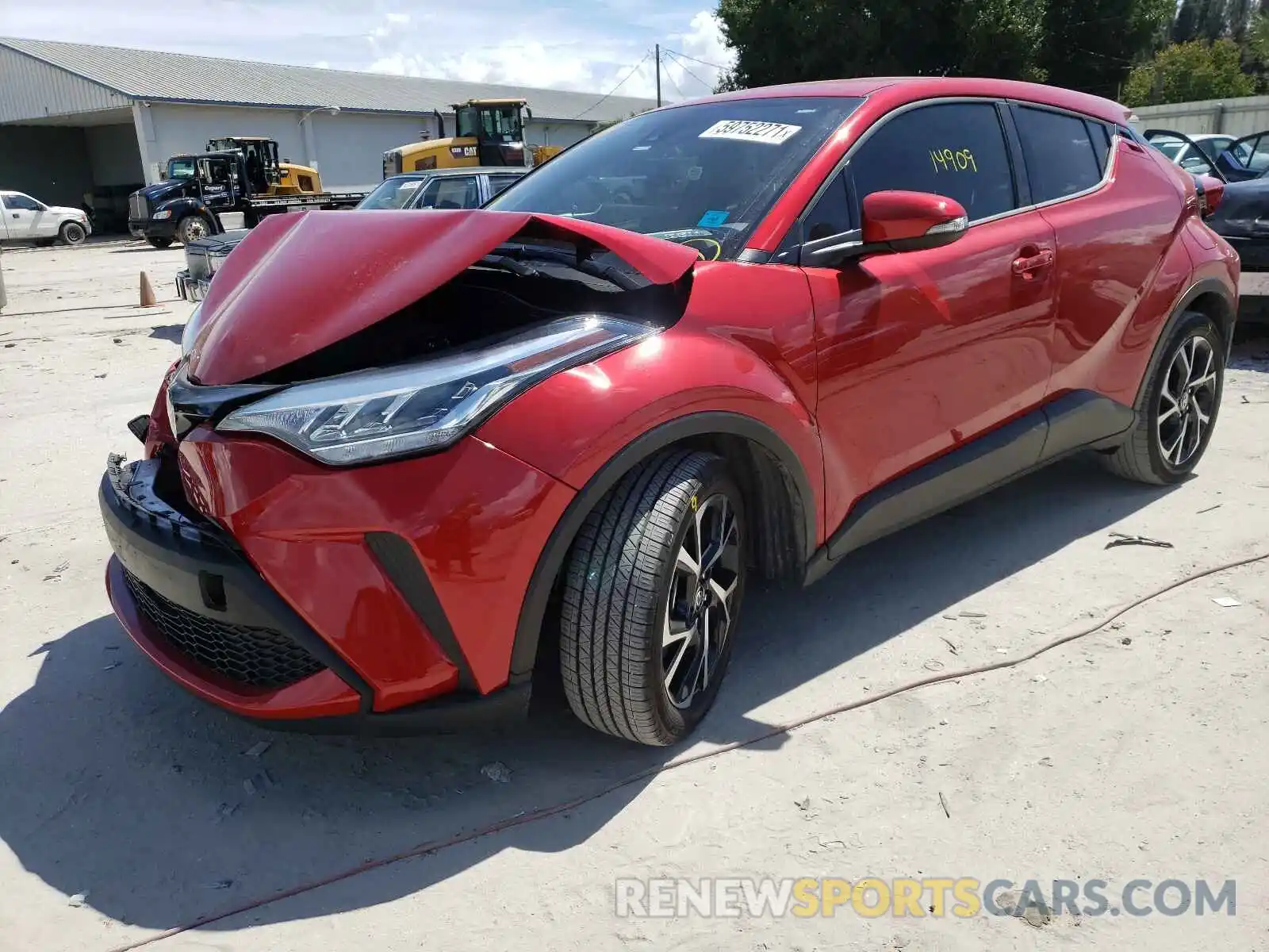 2 Photograph of a damaged car NMTKHMBX2LR117453 TOYOTA C-HR 2020