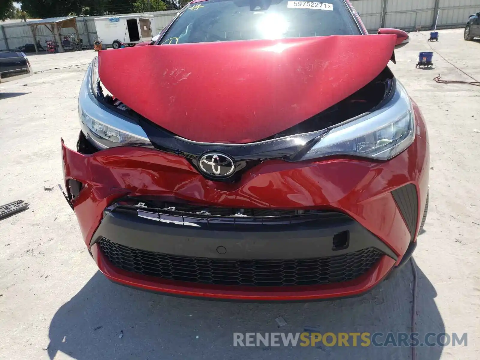 9 Photograph of a damaged car NMTKHMBX2LR117453 TOYOTA C-HR 2020