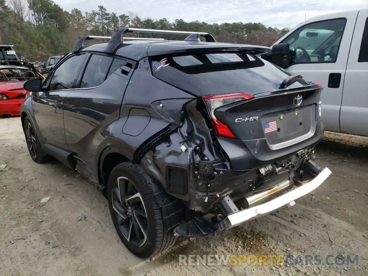 3 Photograph of a damaged car NMTKHMBX3LR103268 TOYOTA C-HR 2020