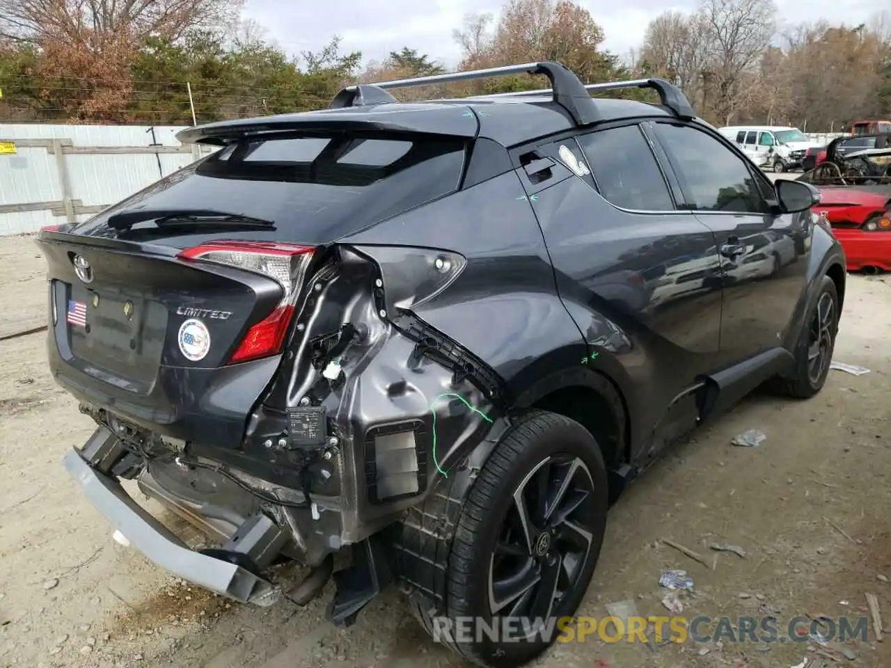 4 Photograph of a damaged car NMTKHMBX3LR103268 TOYOTA C-HR 2020