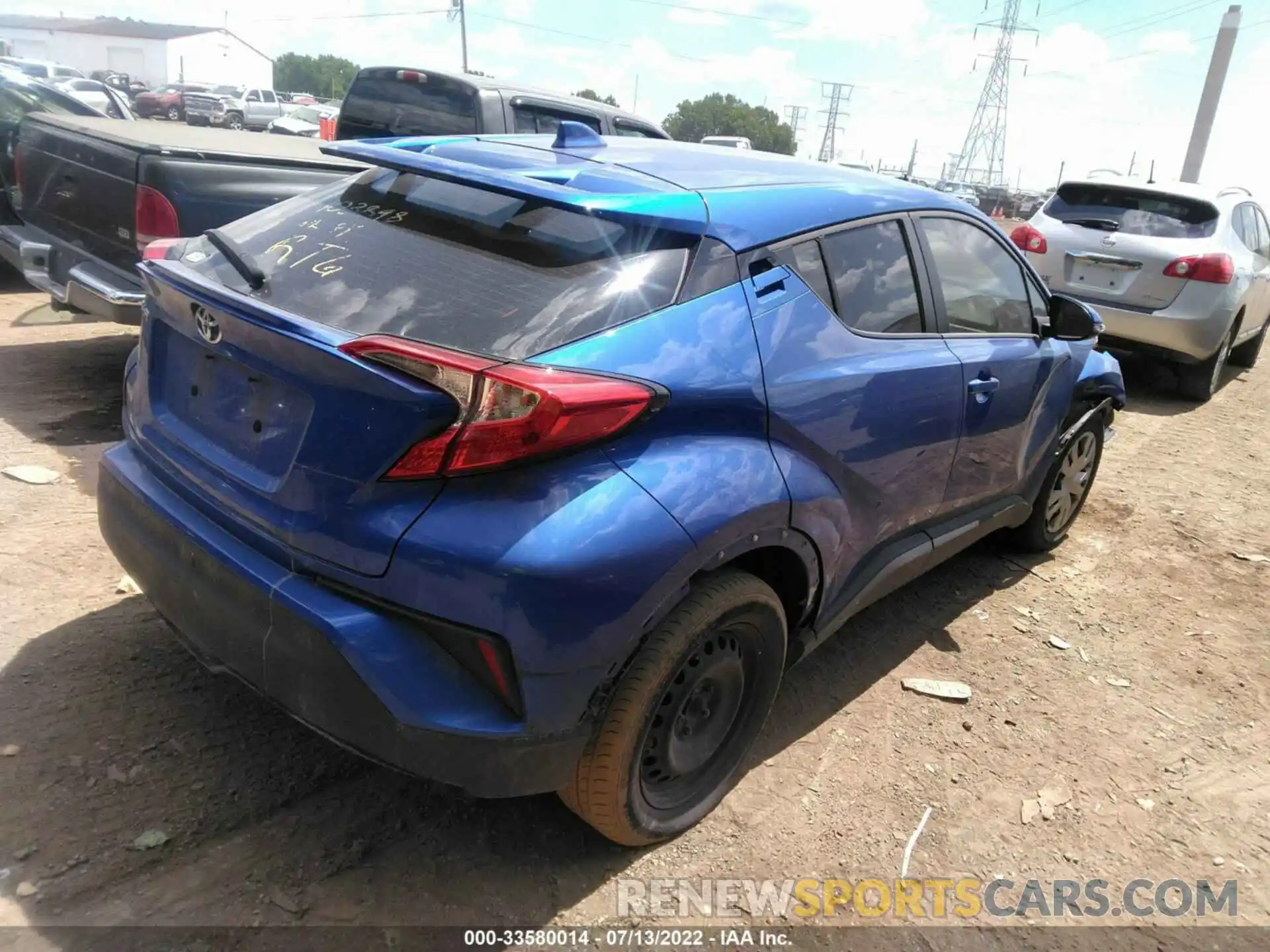 4 Photograph of a damaged car NMTKHMBX3LR103898 TOYOTA C-HR 2020