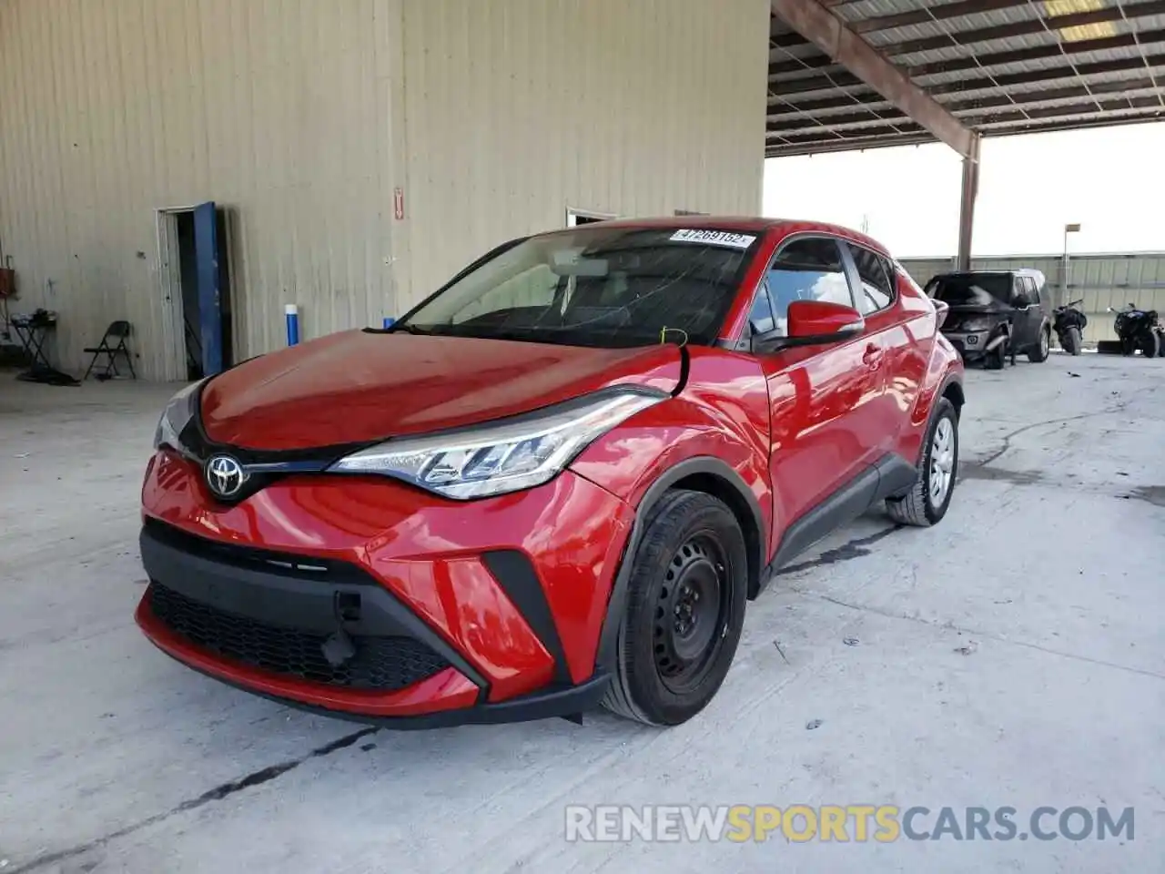 2 Photograph of a damaged car NMTKHMBX3LR104145 TOYOTA C-HR 2020