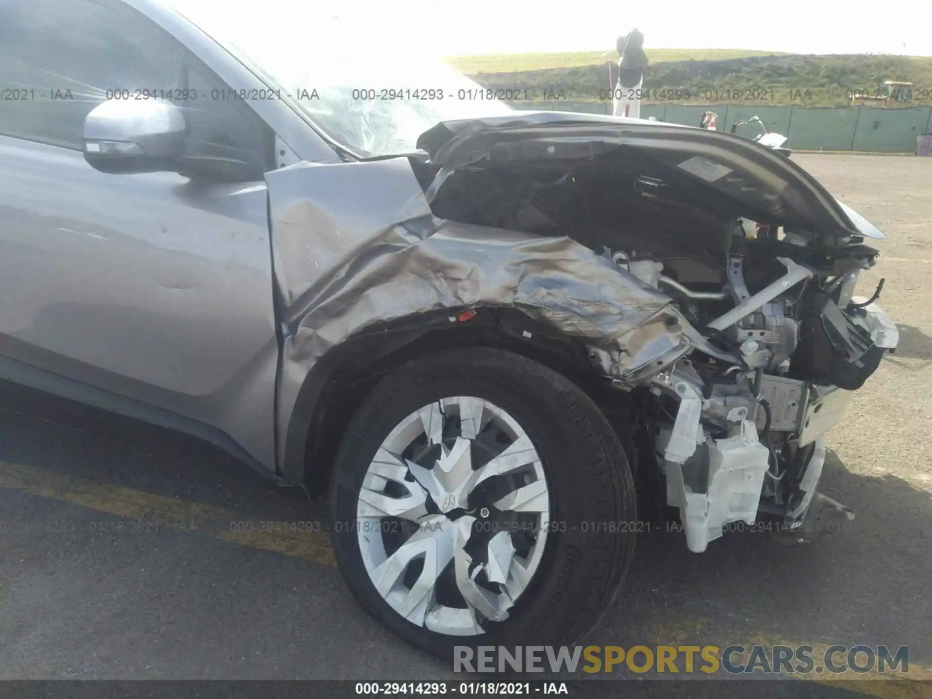 6 Photograph of a damaged car NMTKHMBX3LR110110 TOYOTA C-HR 2020