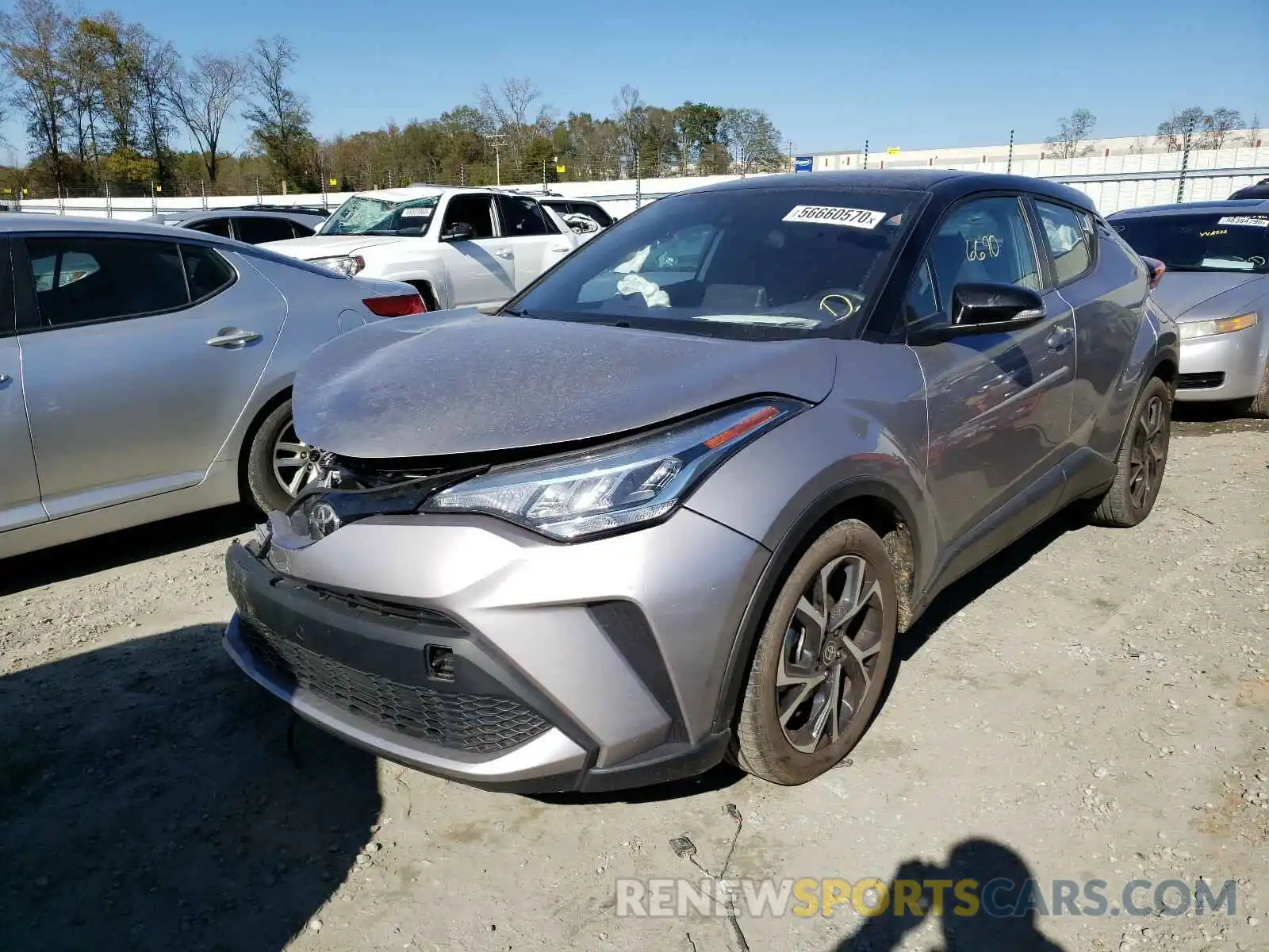 2 Photograph of a damaged car NMTKHMBX3LR111421 TOYOTA C-HR 2020