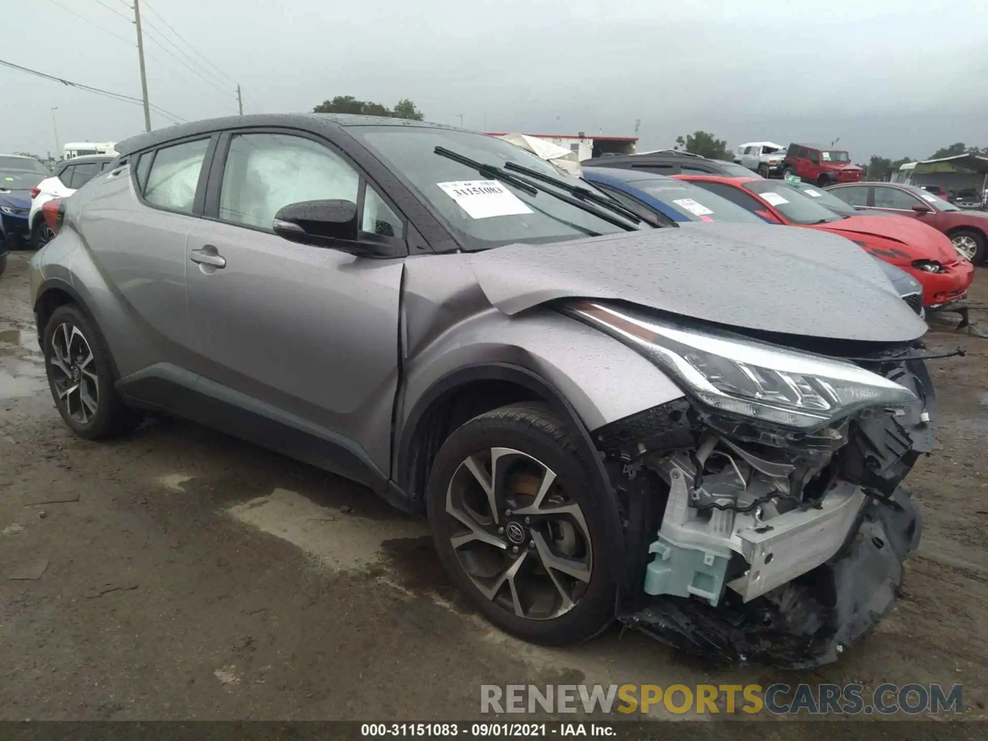 1 Photograph of a damaged car NMTKHMBX3LR111595 TOYOTA C-HR 2020