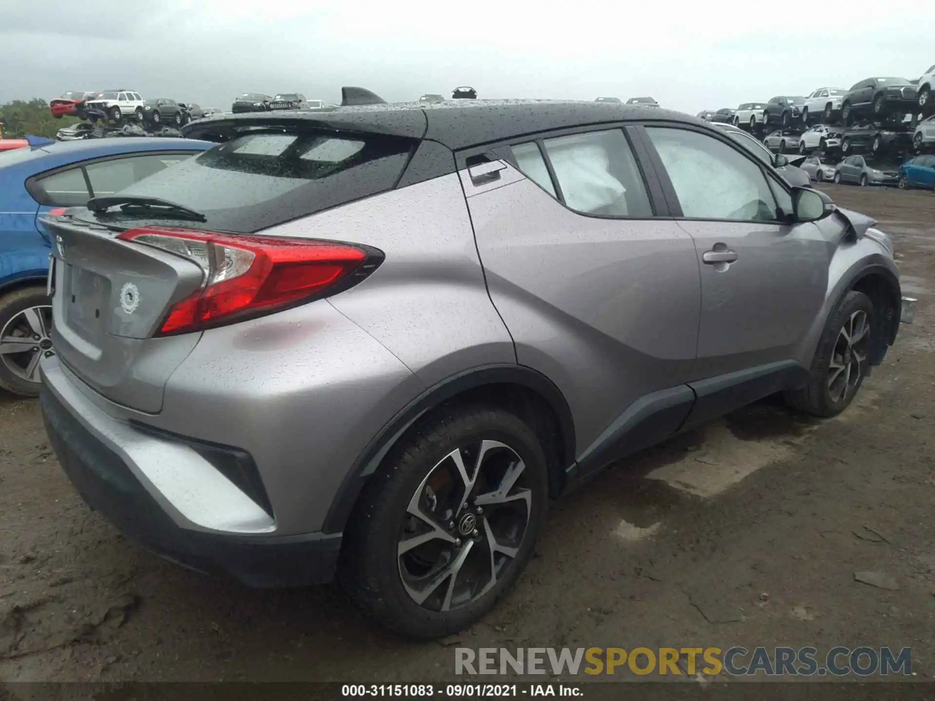 4 Photograph of a damaged car NMTKHMBX3LR111595 TOYOTA C-HR 2020