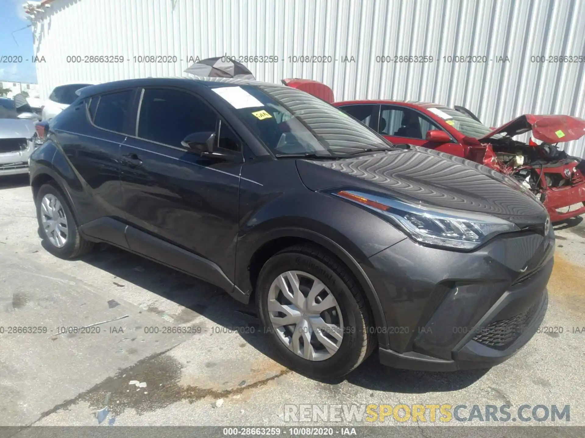 1 Photograph of a damaged car NMTKHMBX3LR112424 TOYOTA C-HR 2020