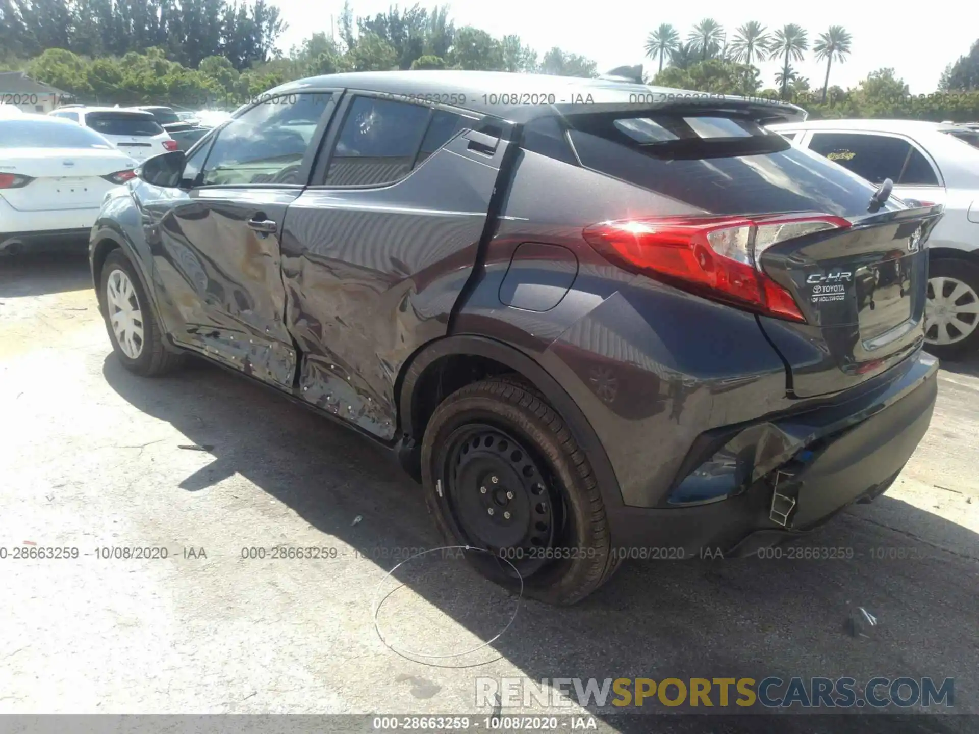 3 Photograph of a damaged car NMTKHMBX3LR112424 TOYOTA C-HR 2020