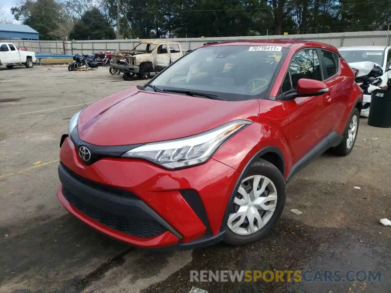 2 Photograph of a damaged car NMTKHMBX4LR102453 TOYOTA C-HR 2020