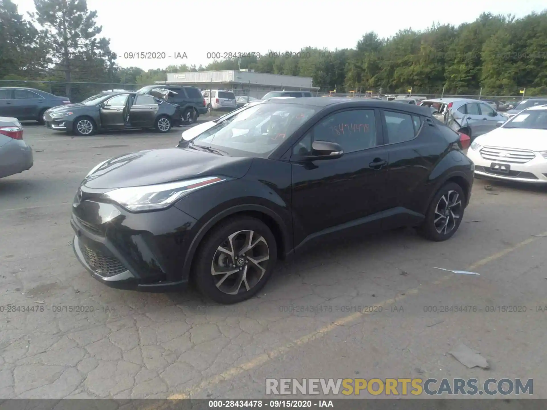 2 Фотография поврежденного автомобиля NMTKHMBX4LR104123 TOYOTA C-HR 2020