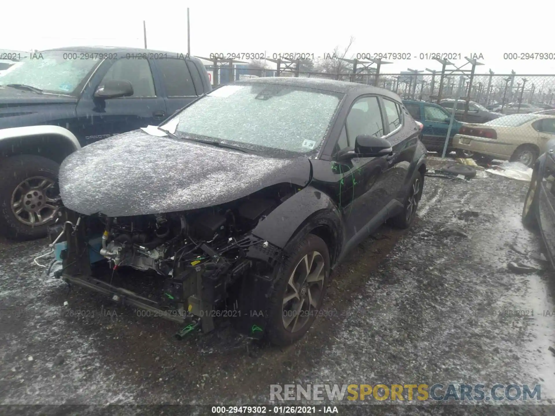 2 Photograph of a damaged car NMTKHMBX4LR105787 TOYOTA C-HR 2020