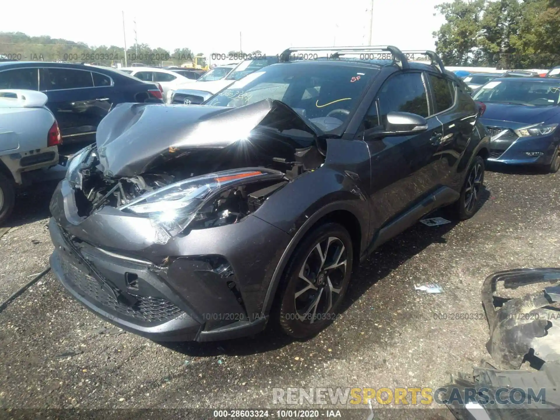 2 Photograph of a damaged car NMTKHMBX4LR108947 TOYOTA C-HR 2020