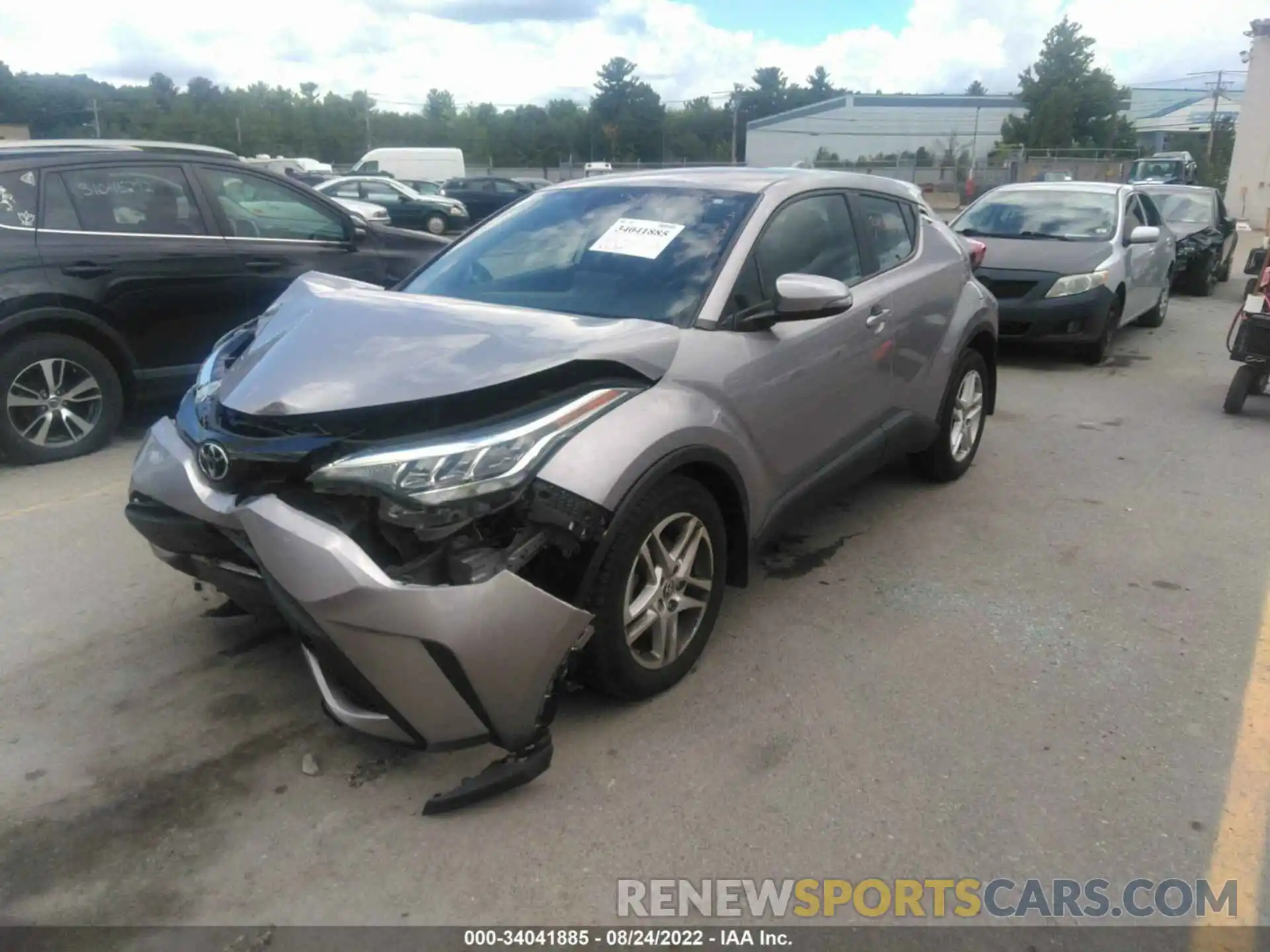 2 Photograph of a damaged car NMTKHMBX4LR110150 TOYOTA C-HR 2020