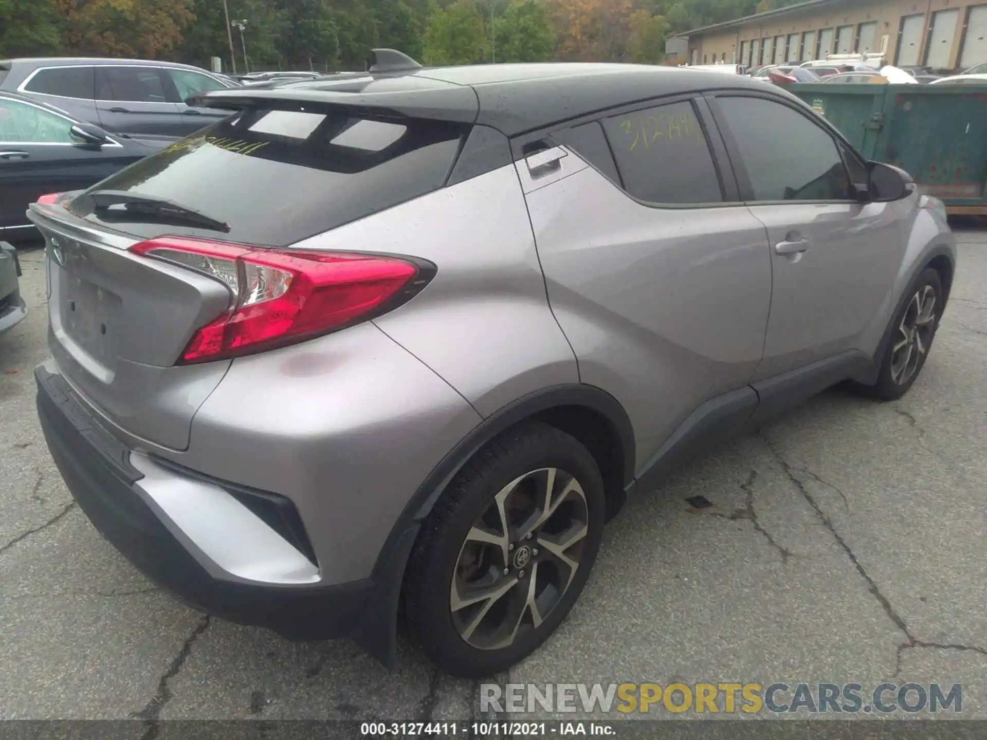 4 Photograph of a damaged car NMTKHMBX4LR111444 TOYOTA C-HR 2020