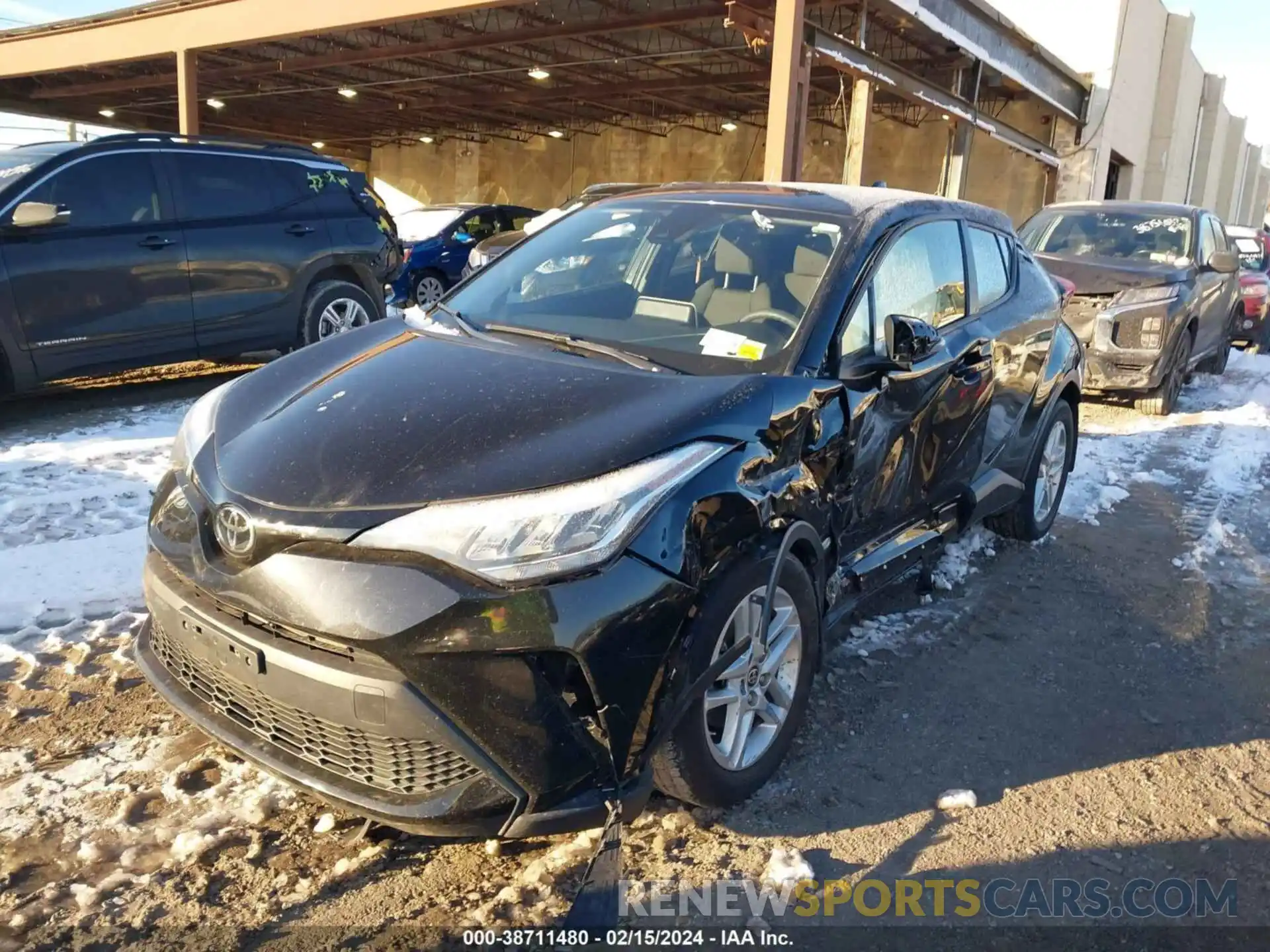 2 Photograph of a damaged car NMTKHMBX4LR115025 TOYOTA C-HR 2020