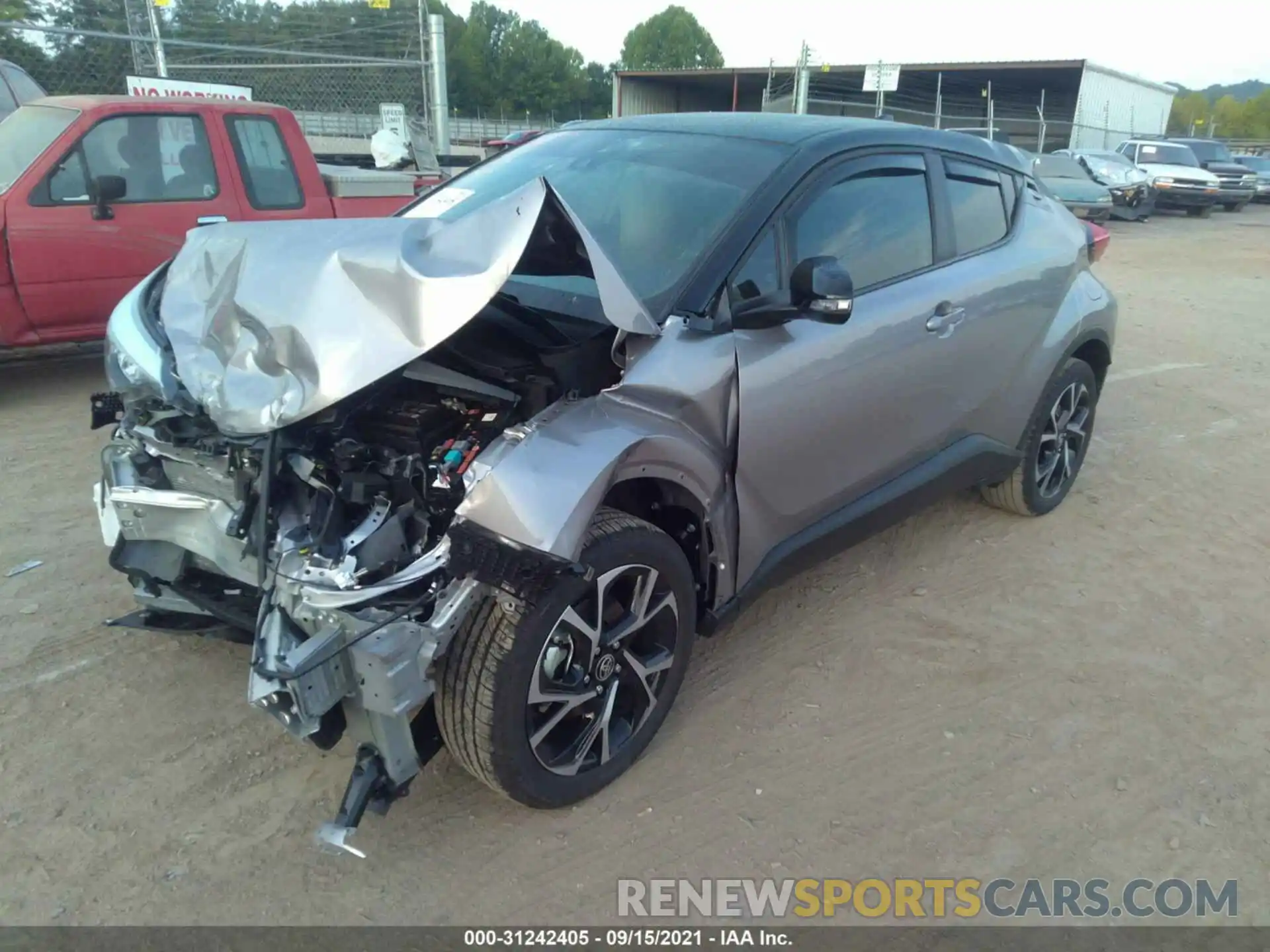 2 Photograph of a damaged car NMTKHMBX4LR116823 TOYOTA C-HR 2020