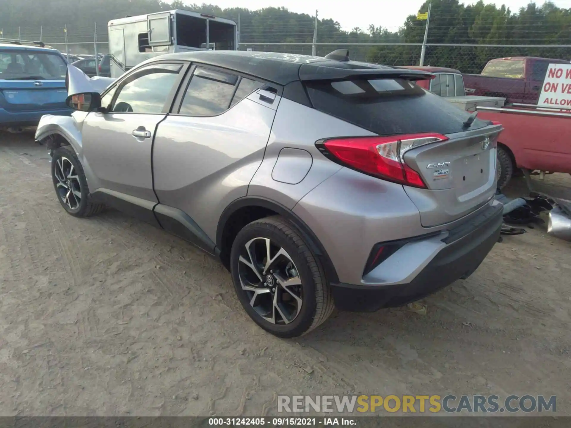 3 Photograph of a damaged car NMTKHMBX4LR116823 TOYOTA C-HR 2020