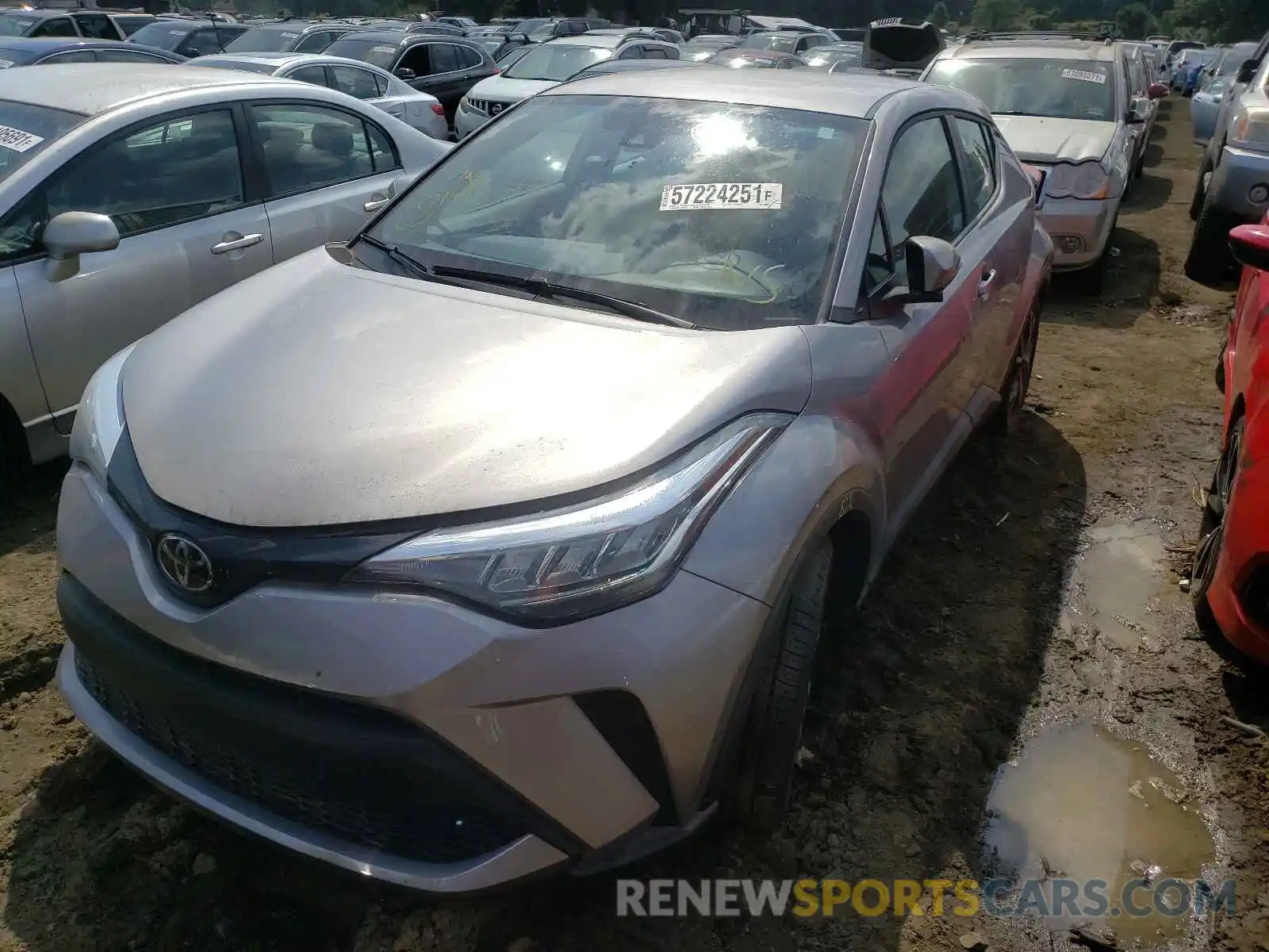 2 Photograph of a damaged car NMTKHMBX4LR117373 TOYOTA C-HR 2020