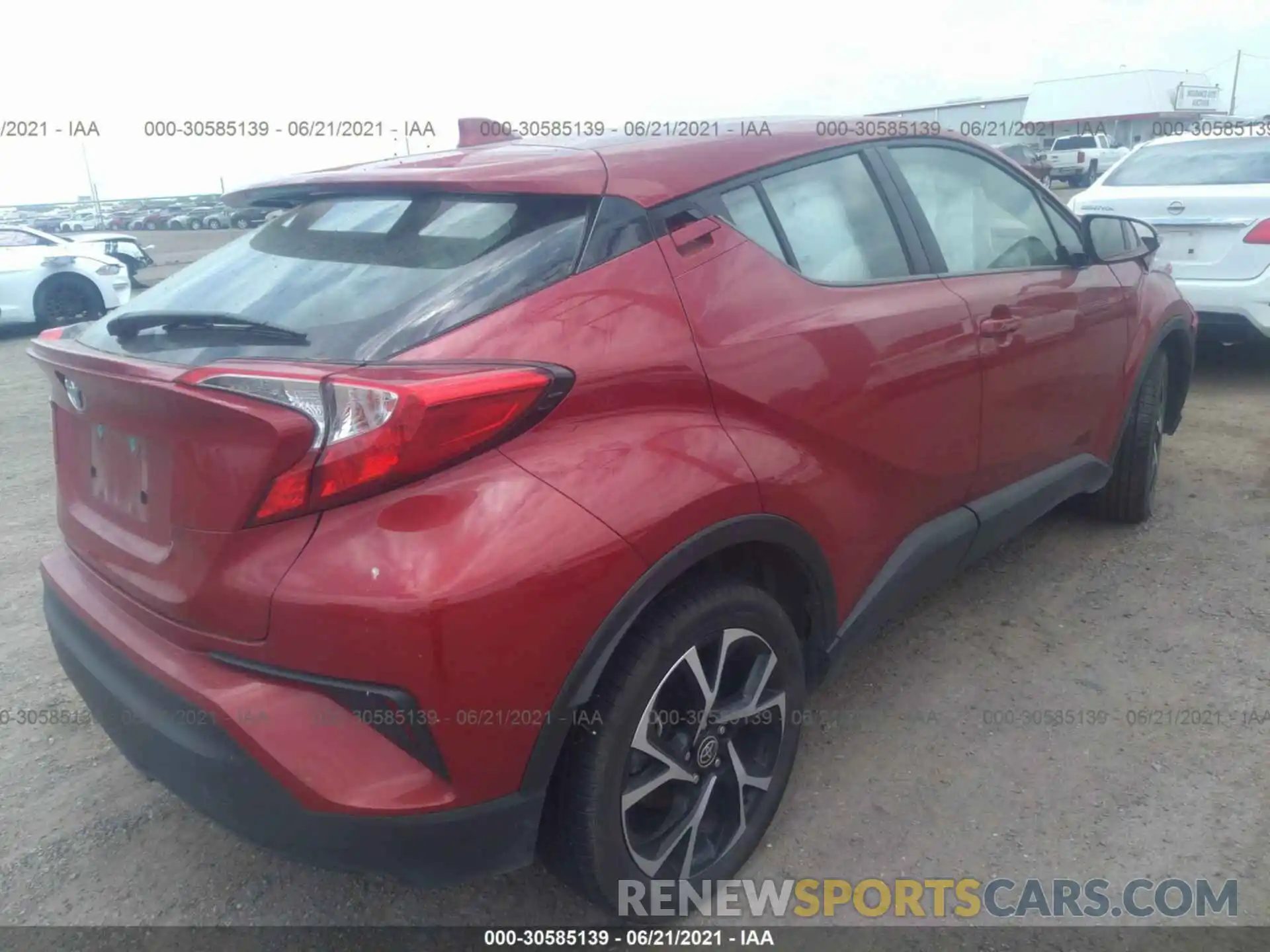 4 Photograph of a damaged car NMTKHMBX5LR105488 TOYOTA C-HR 2020