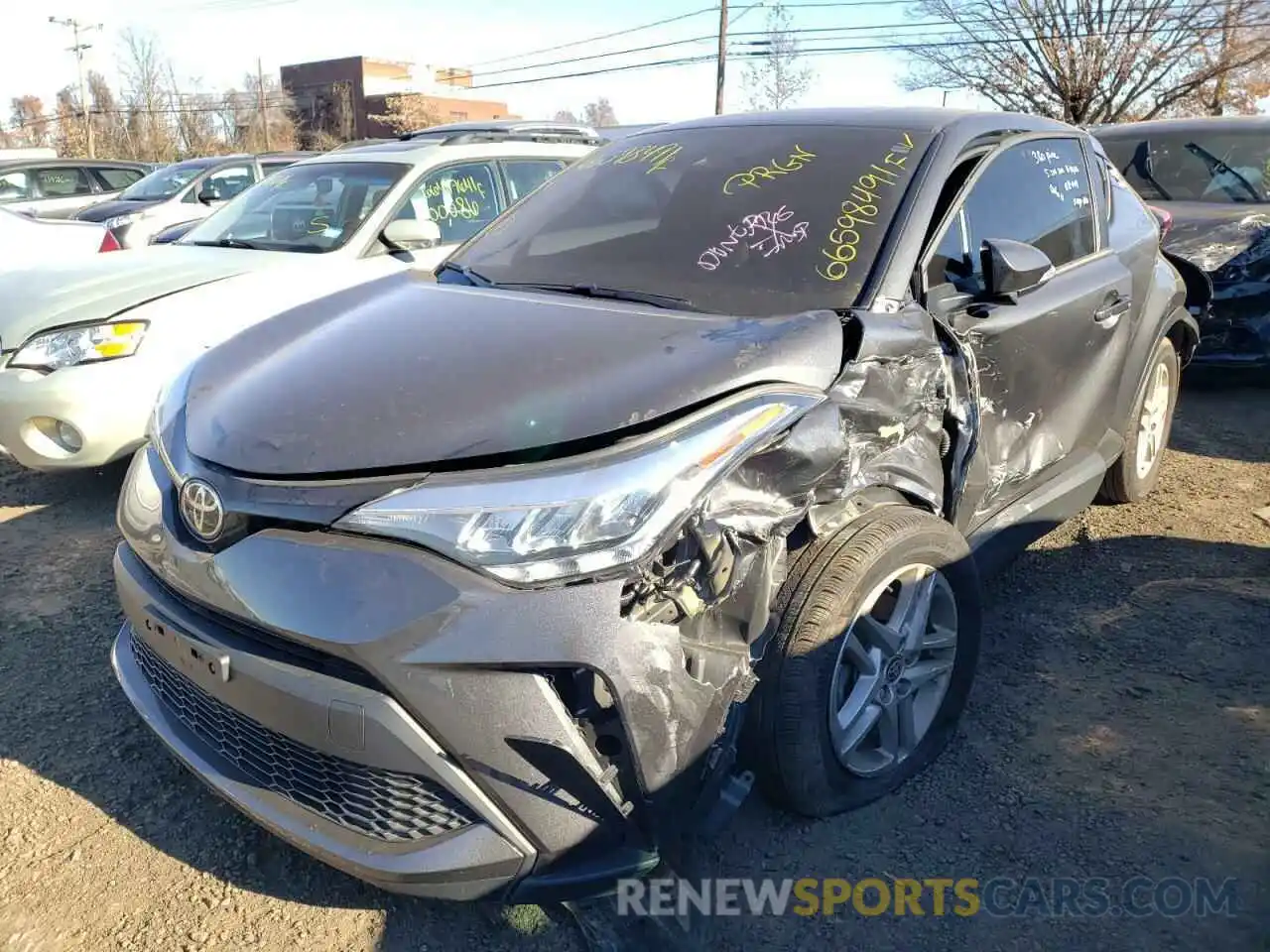 2 Photograph of a damaged car NMTKHMBX5LR109962 TOYOTA C-HR 2020