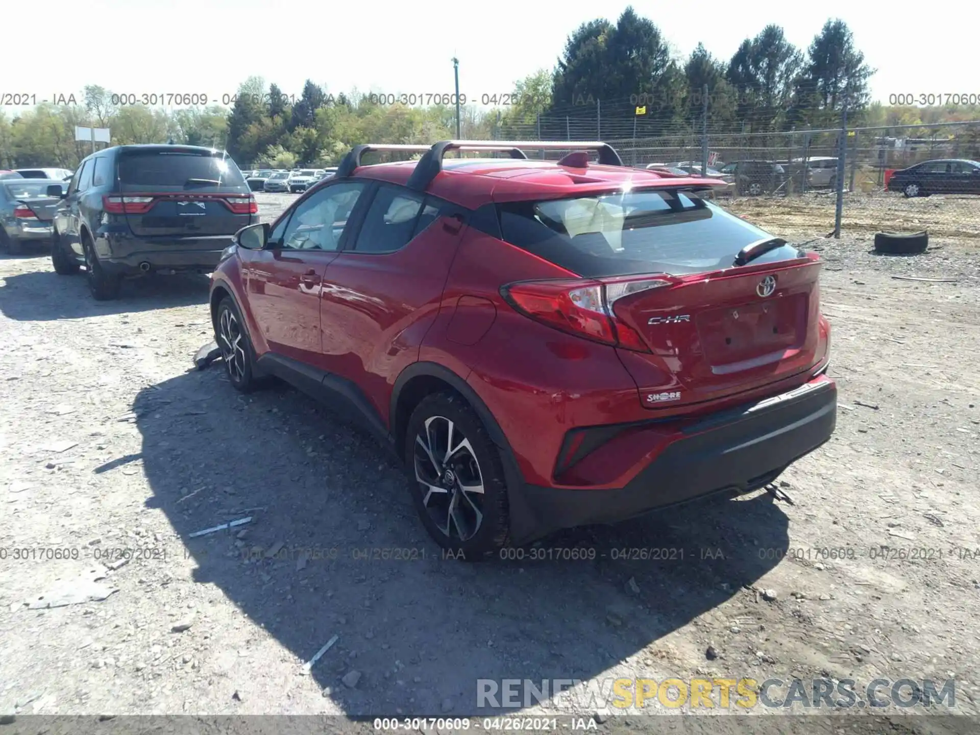 3 Photograph of a damaged car NMTKHMBX5LR113204 TOYOTA C-HR 2020