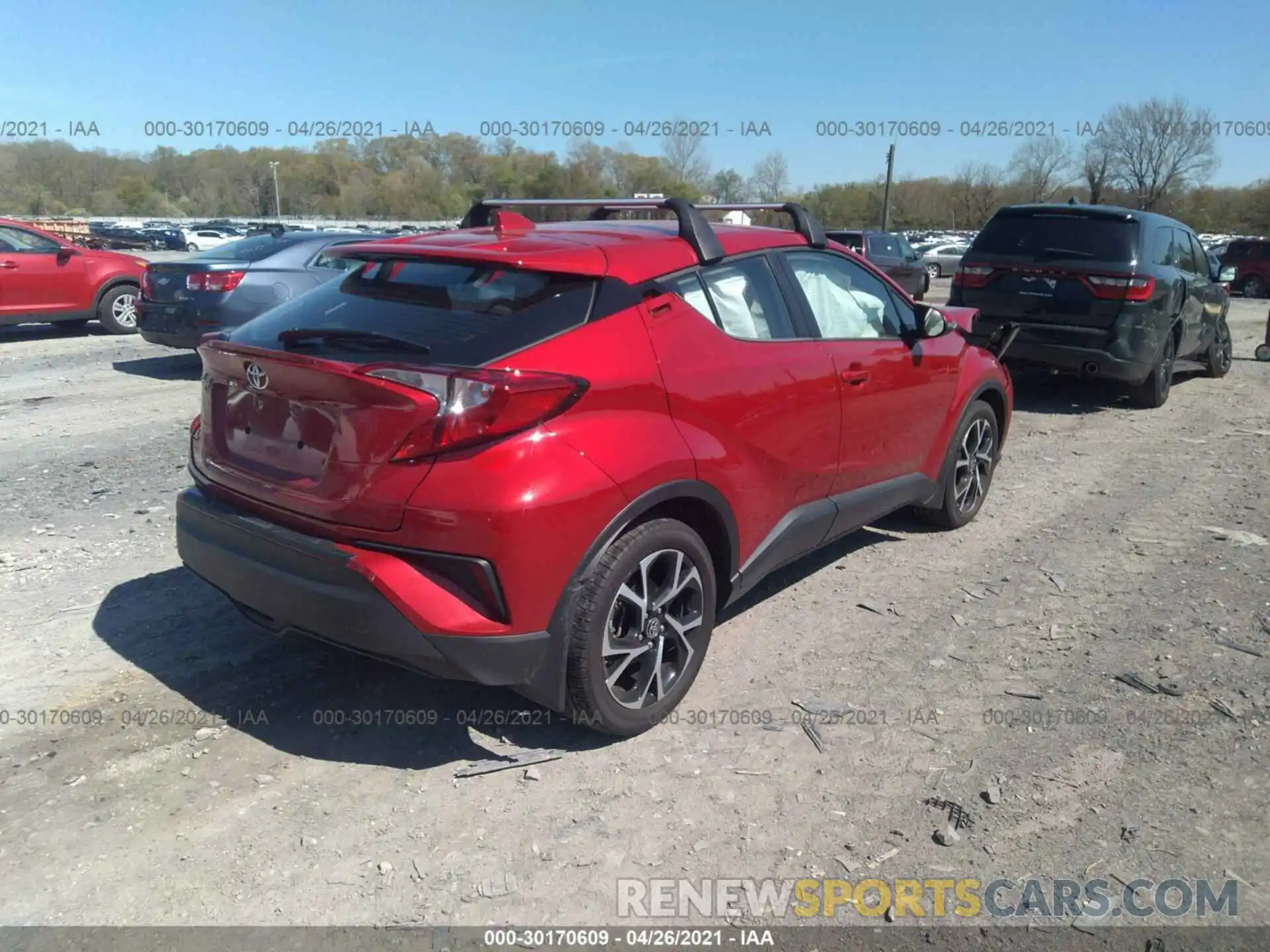 4 Photograph of a damaged car NMTKHMBX5LR113204 TOYOTA C-HR 2020