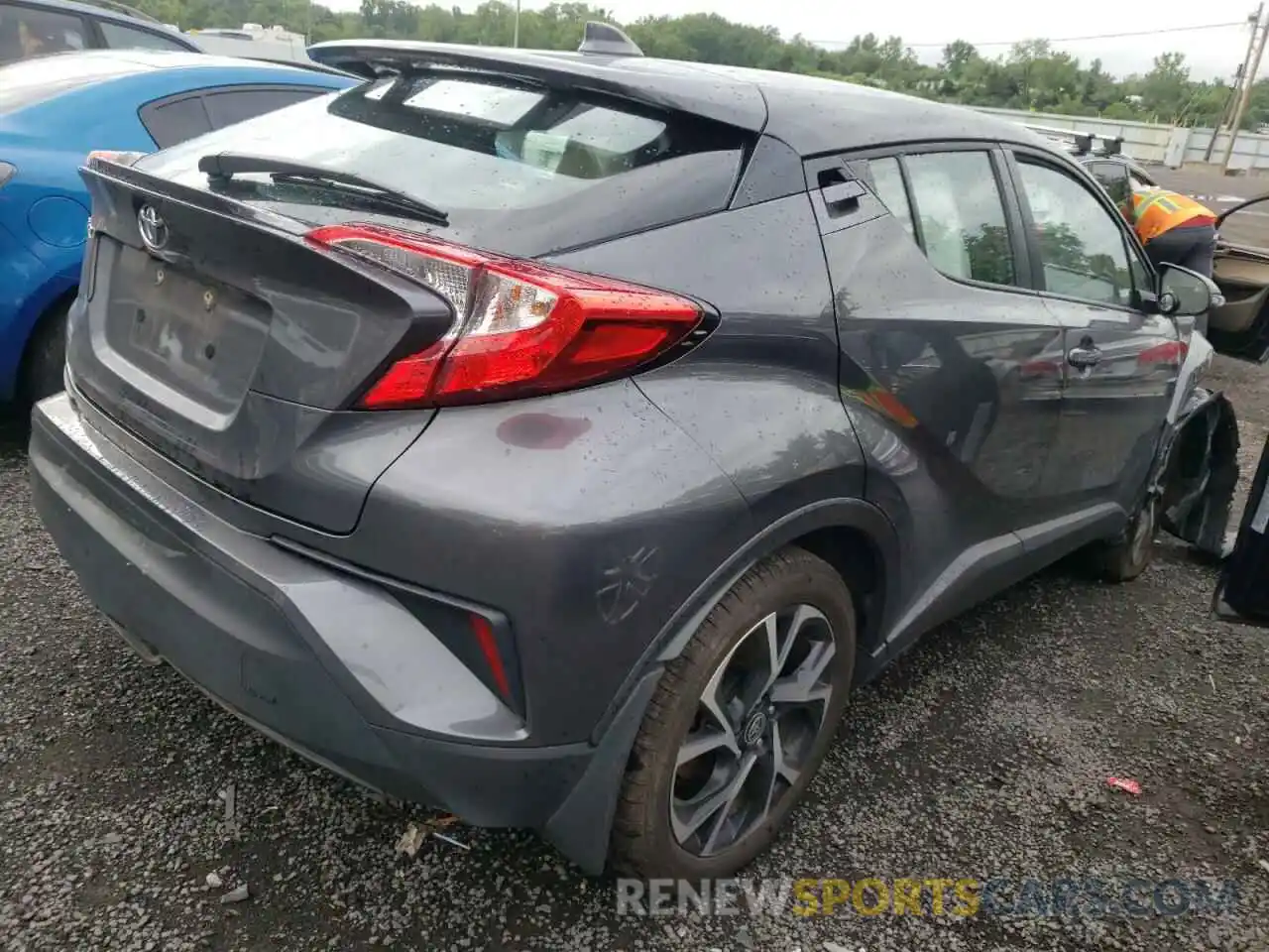 4 Photograph of a damaged car NMTKHMBX5LR113820 TOYOTA C-HR 2020