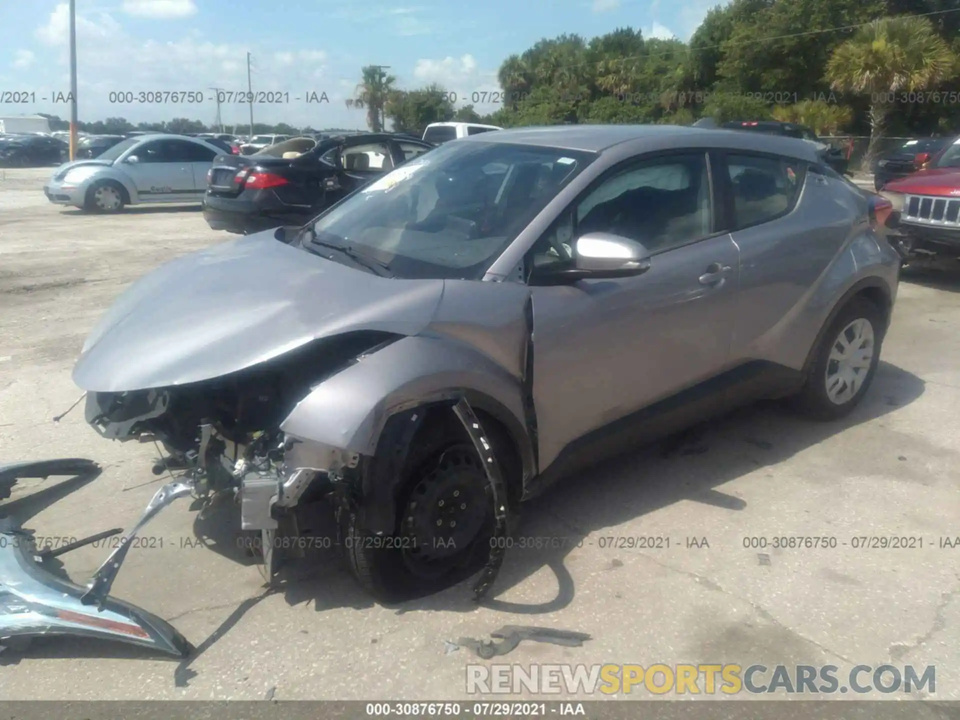 2 Photograph of a damaged car NMTKHMBX5LR113963 TOYOTA C-HR 2020