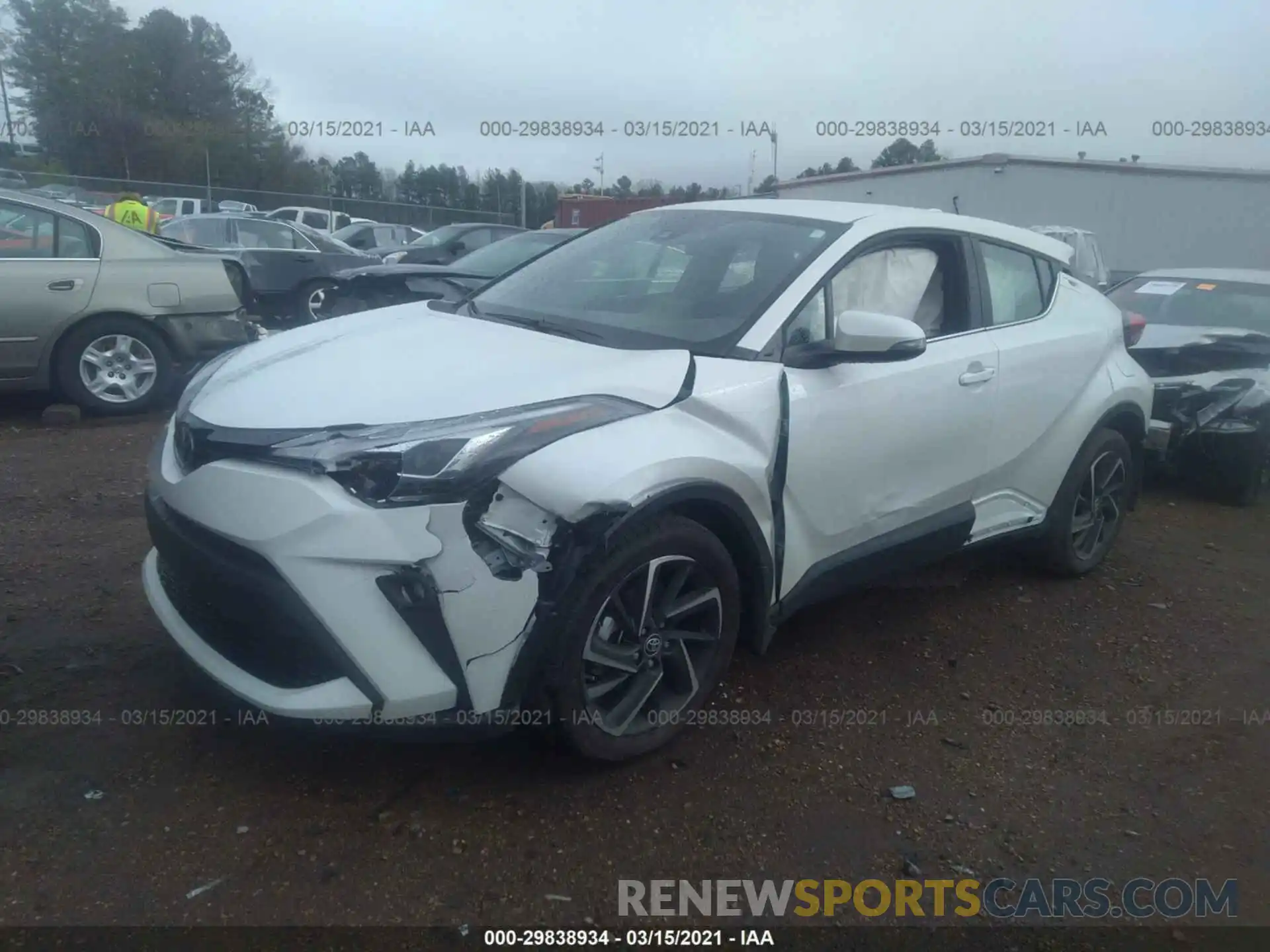 2 Photograph of a damaged car NMTKHMBX5LR118290 TOYOTA C-HR 2020