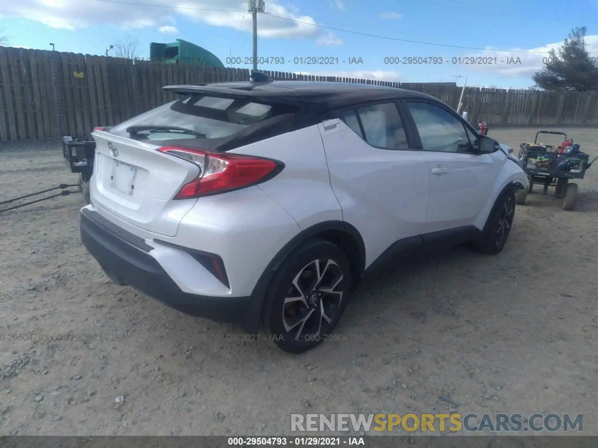 4 Photograph of a damaged car NMTKHMBX6LR105208 TOYOTA C-HR 2020