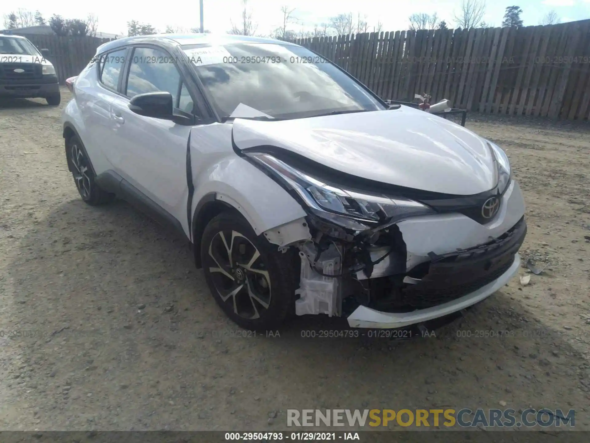 6 Photograph of a damaged car NMTKHMBX6LR105208 TOYOTA C-HR 2020