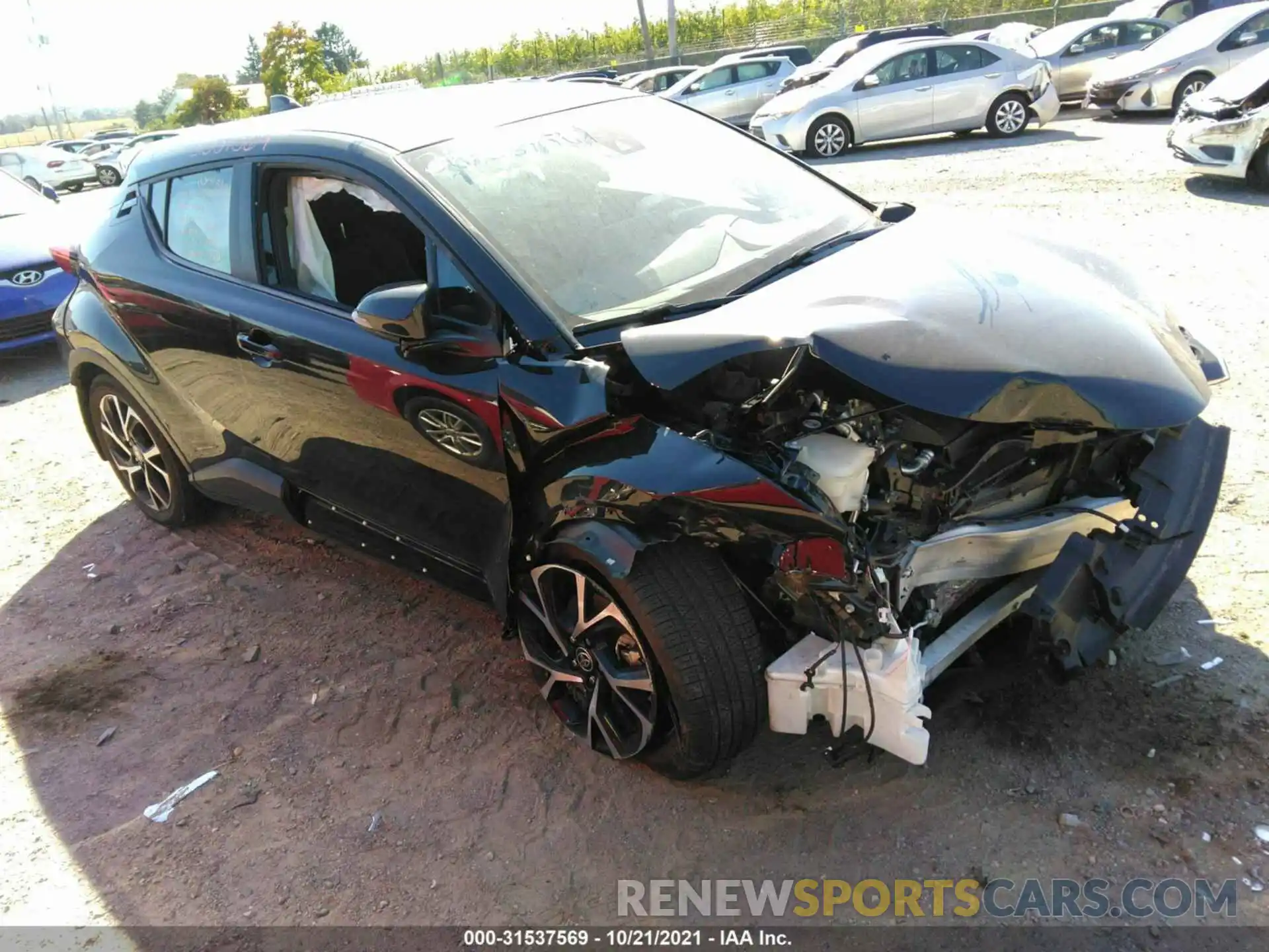 1 Photograph of a damaged car NMTKHMBX6LR106004 TOYOTA C-HR 2020