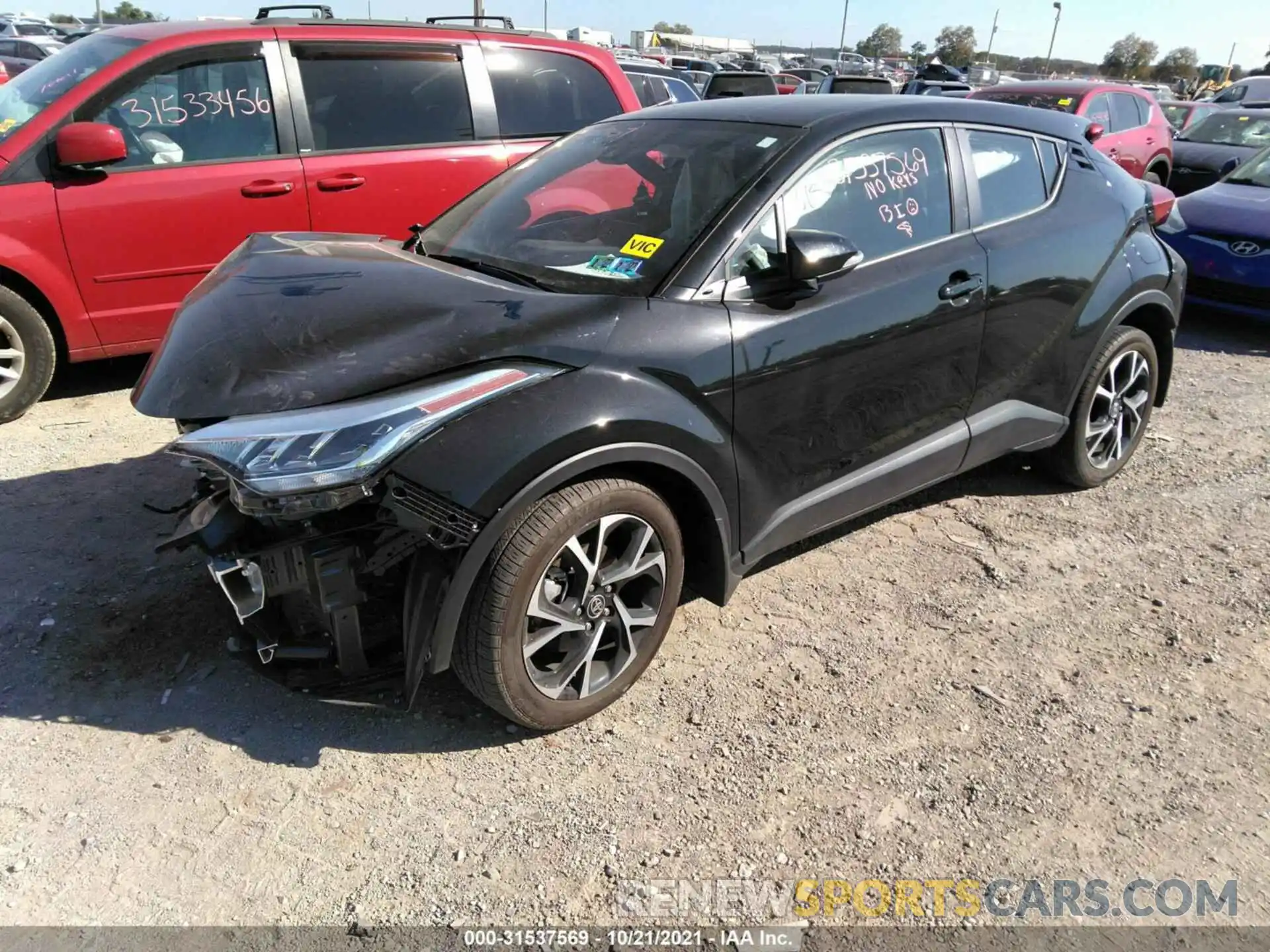 2 Photograph of a damaged car NMTKHMBX6LR106004 TOYOTA C-HR 2020