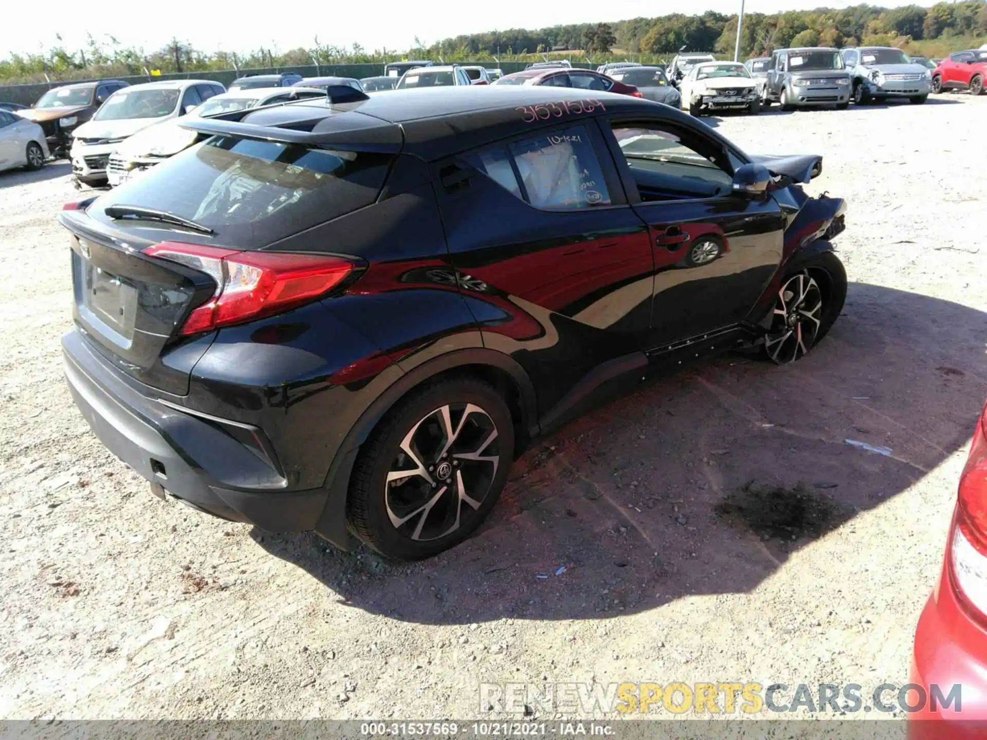 4 Photograph of a damaged car NMTKHMBX6LR106004 TOYOTA C-HR 2020