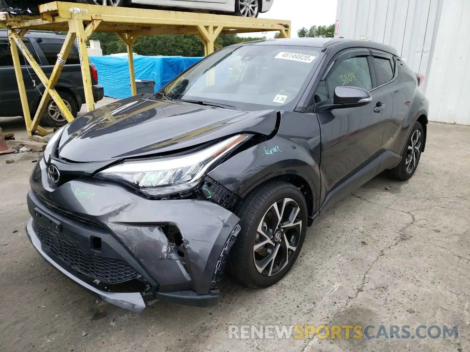 2 Фотография поврежденного автомобиля NMTKHMBX6LR106374 TOYOTA C-HR 2020