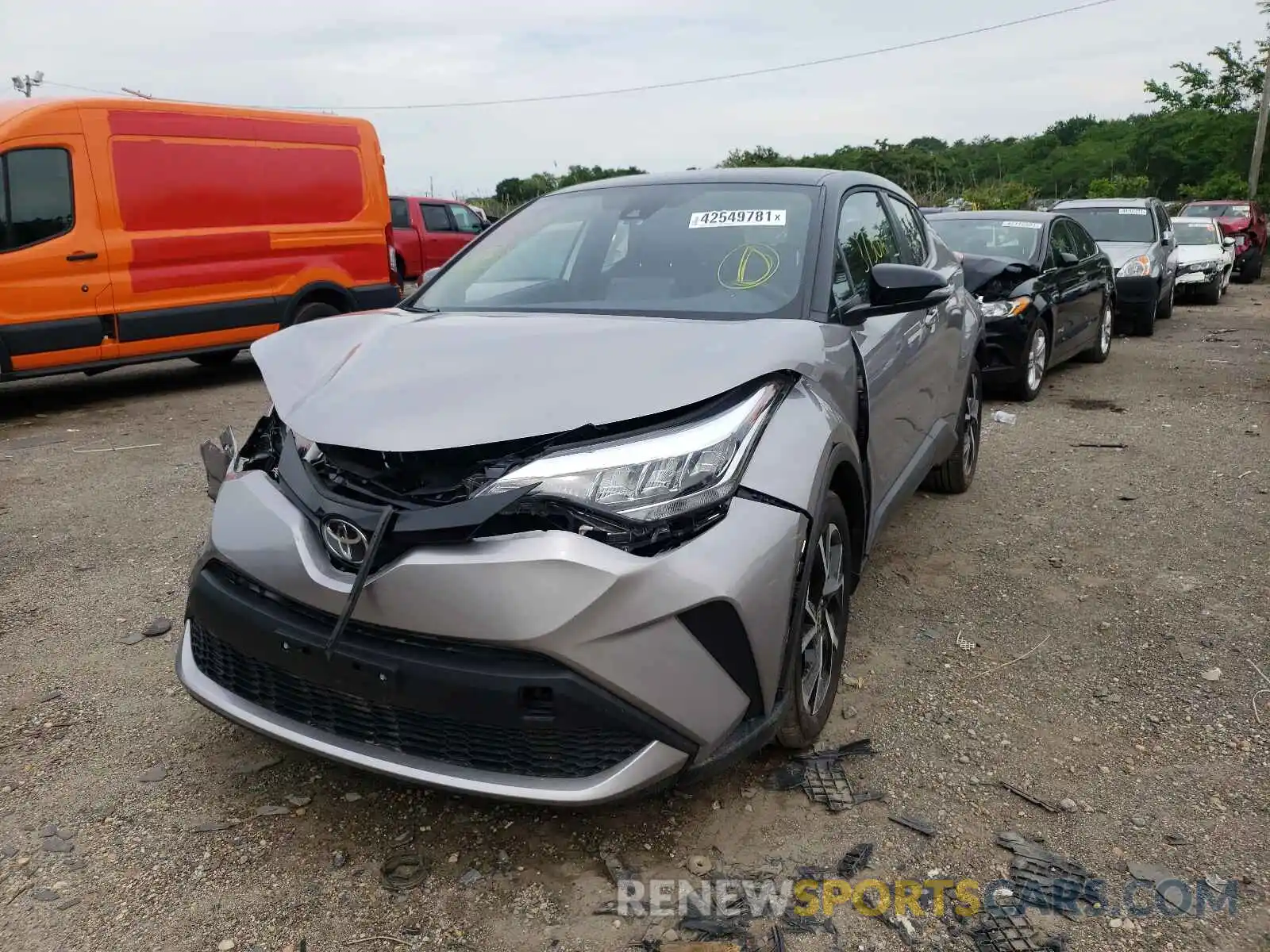 2 Photograph of a damaged car NMTKHMBX6LR113261 TOYOTA C-HR 2020